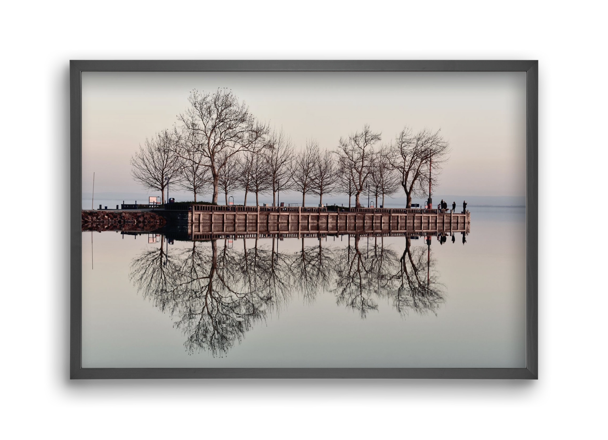 Helas Silver, 45x30 cm (45x30 cm), Fekete keret