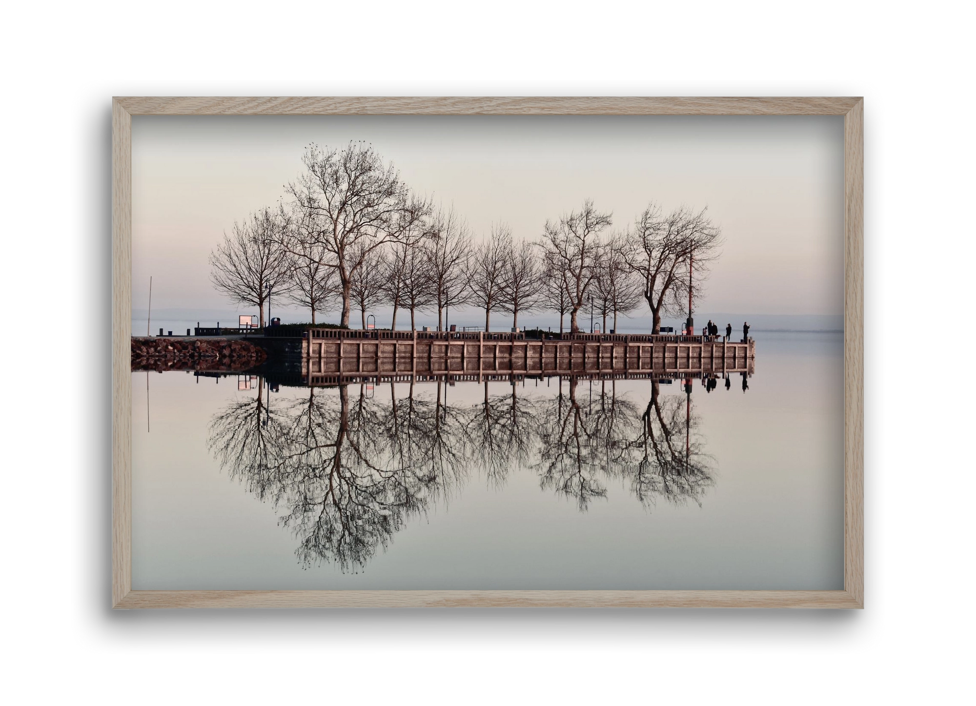 Helas Silver, 45x30 cm (45x30 cm), Tölgy keret