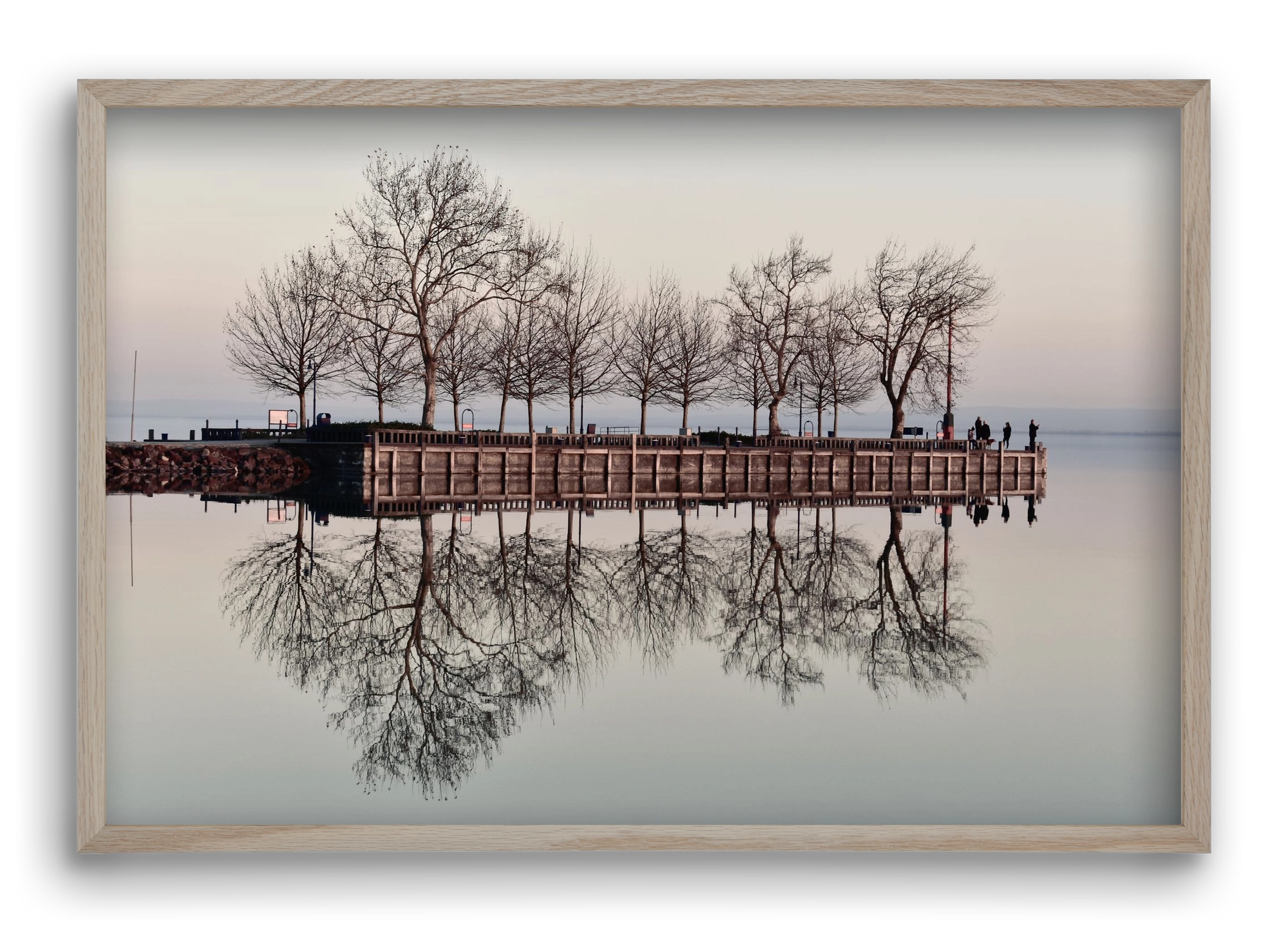 Helas Silver, 60x40 cm (60x40 cm), Tölgy keret