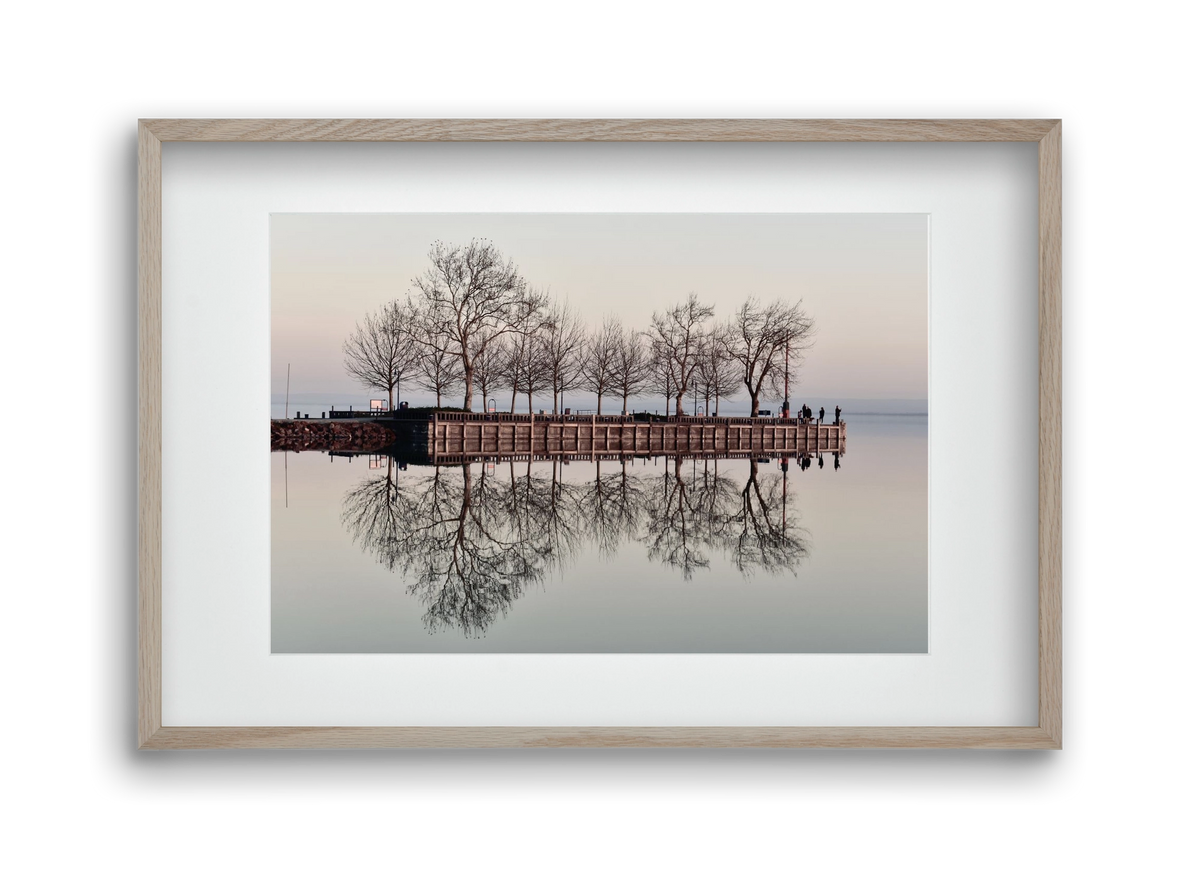 Helas Silver, 45x30 cm (30x20 cm), Tölgy keret, paszpartuval