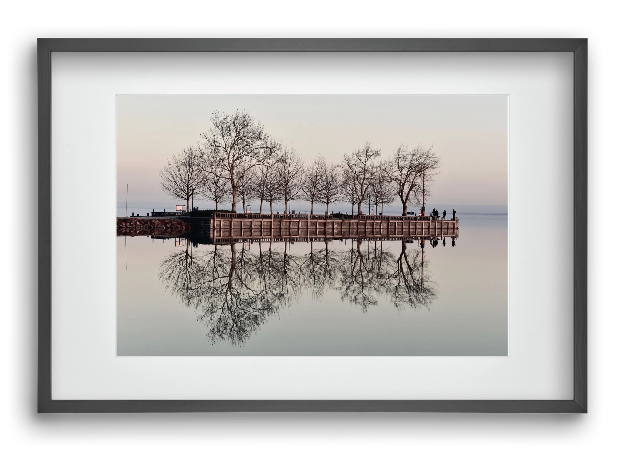 Helas Silver, 60x40 cm (45x30 cm), Fekete keret, paszpartuval