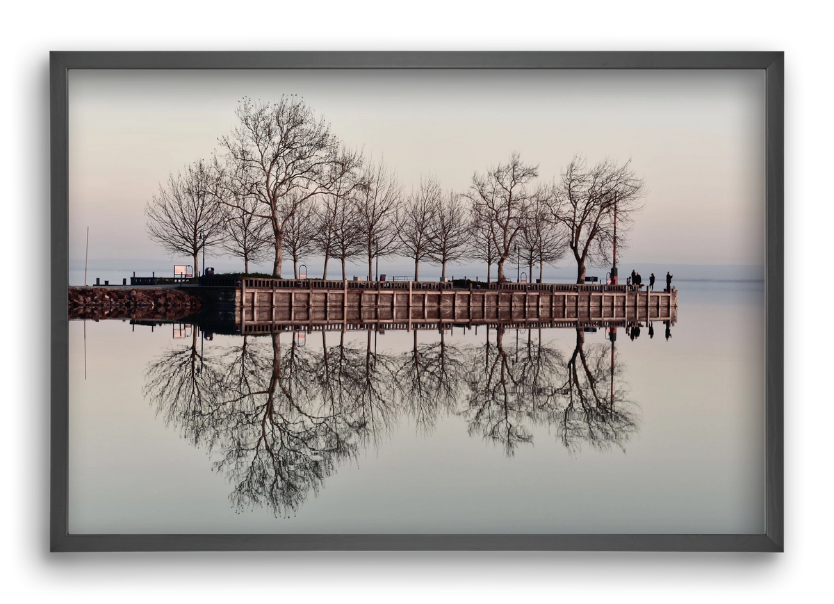 Helas Silver, 60x40 cm (60x40 cm), Fekete keret