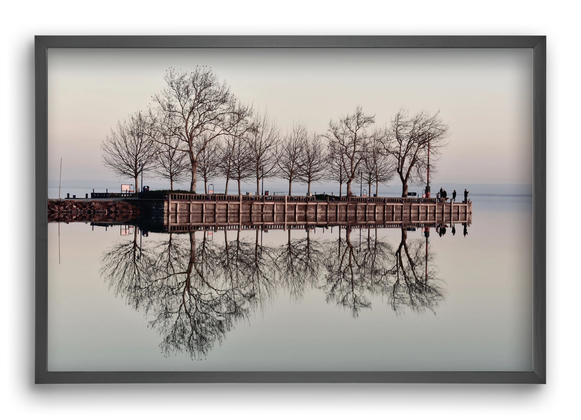 Helas Silver, 60x40 cm (60x40 cm), Fekete keret