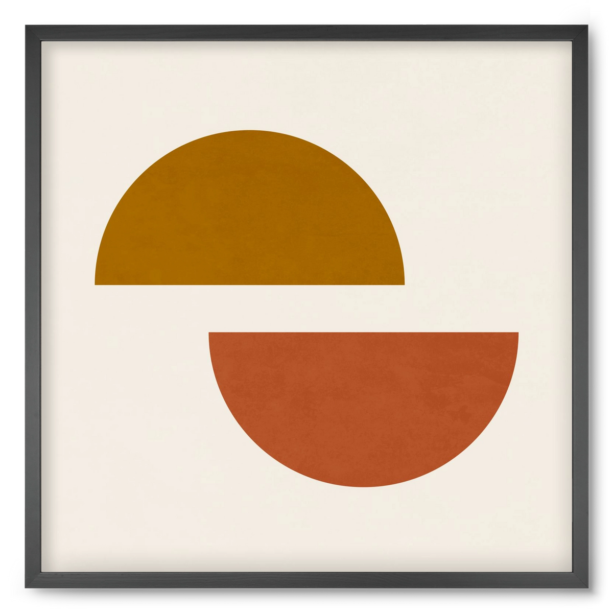 GEOMETRIC SHAPES 4, 50x50 cm (50x50 cm), Fekete keret