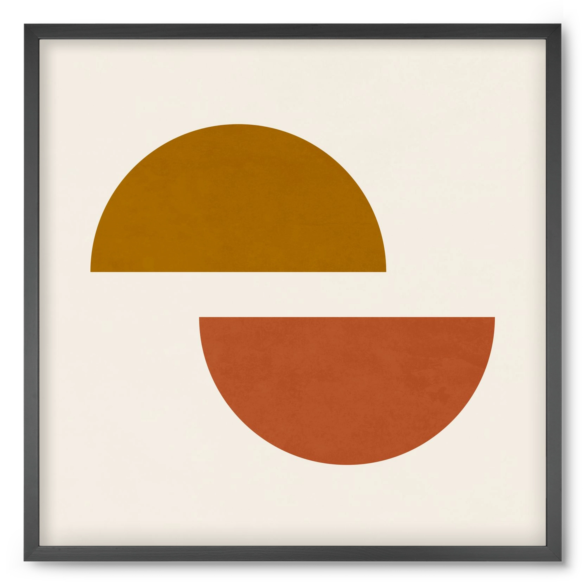 GEOMETRIC SHAPES 4, 50x50 cm (50x50 cm), Fekete keret