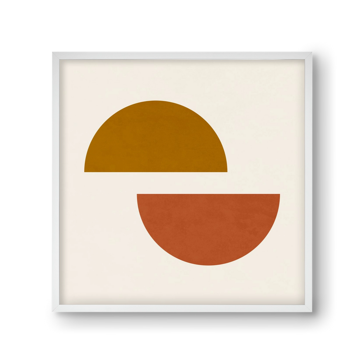 GEOMETRIC SHAPES 4, 30x30 cm (30x30 cm), Fehér keret