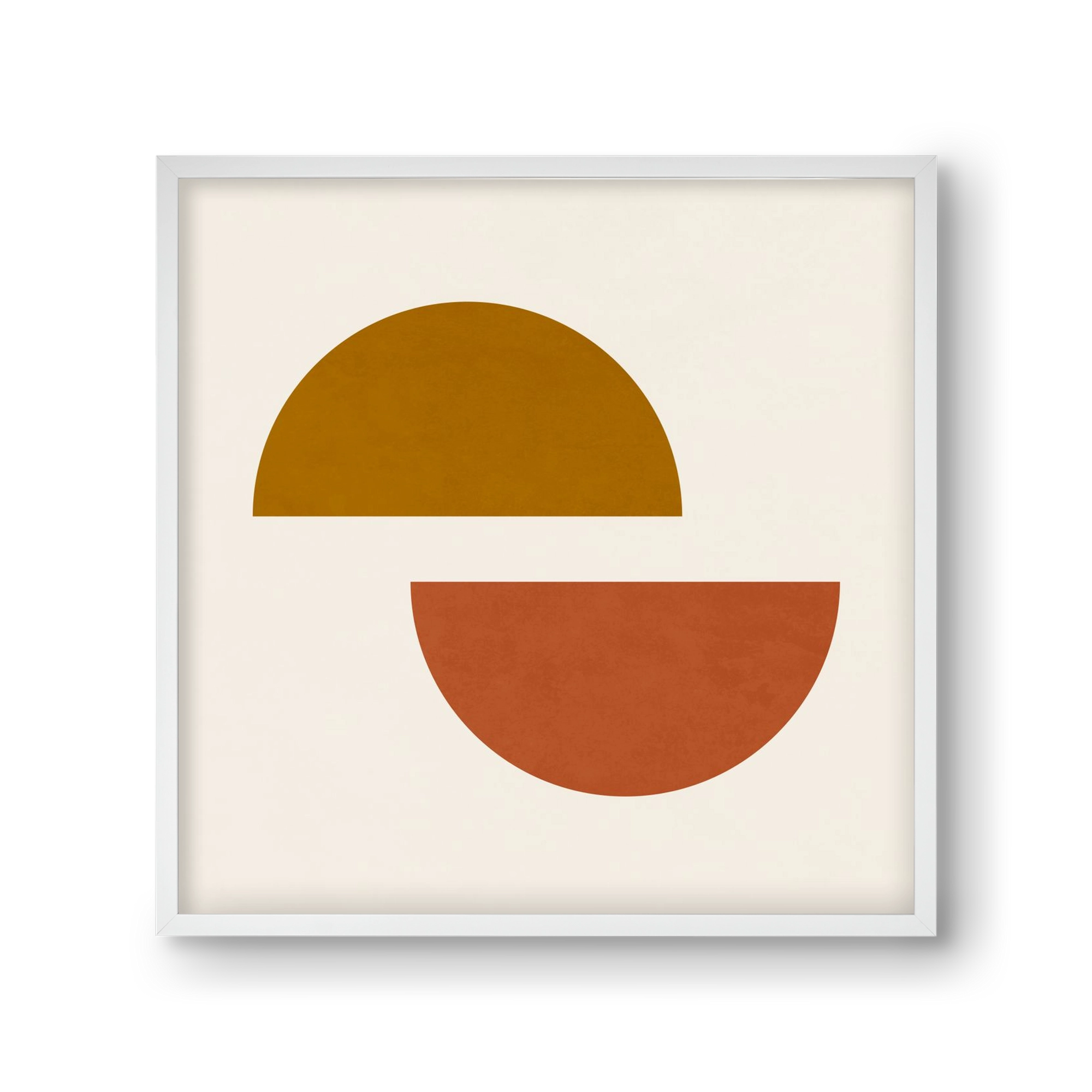 GEOMETRIC SHAPES 4, 30x30 cm (30x30 cm), Fehér keret