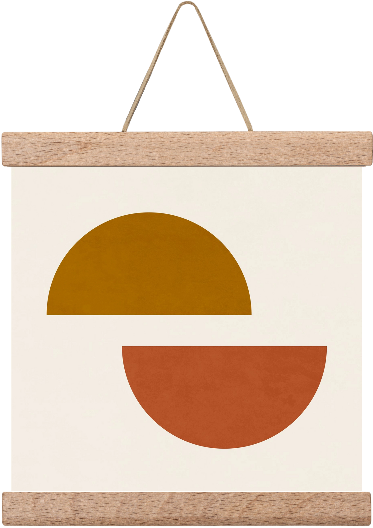GEOMETRIC SHAPES 4, 20x20 cm (20x20 cm), Tölgy akasztó
