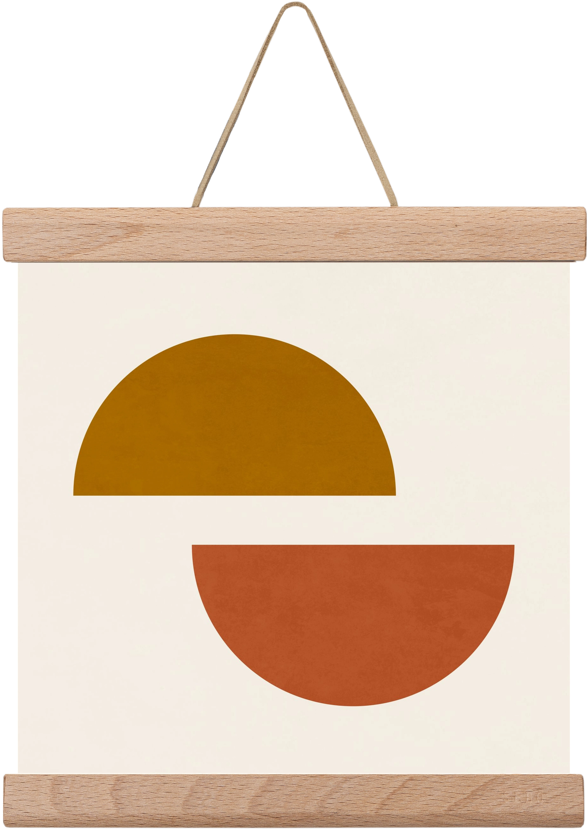 GEOMETRIC SHAPES 4, 20x20 cm (20x20 cm), Tölgy akasztó