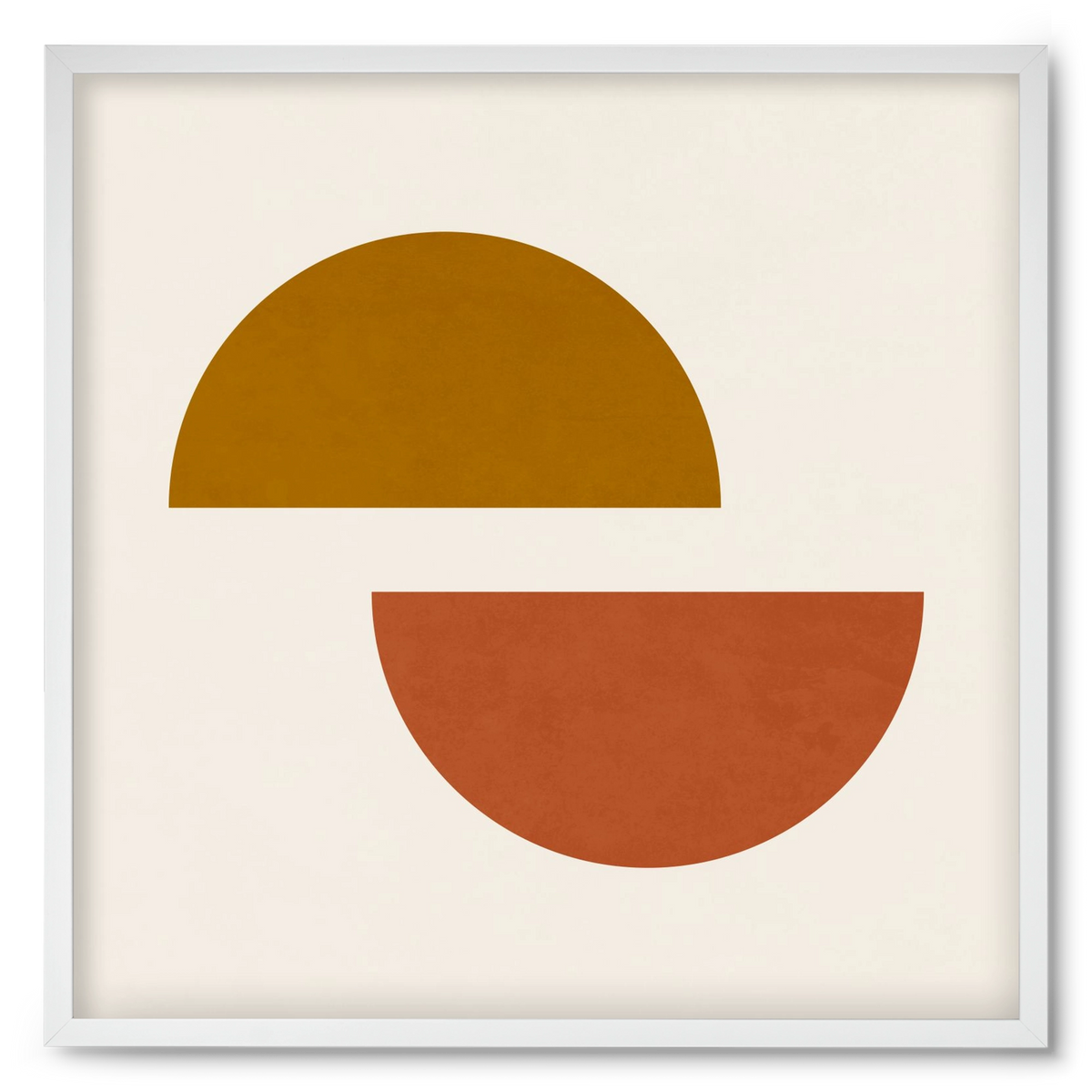 GEOMETRIC SHAPES 4, 50x50 cm (50x50 cm), Fehér keret