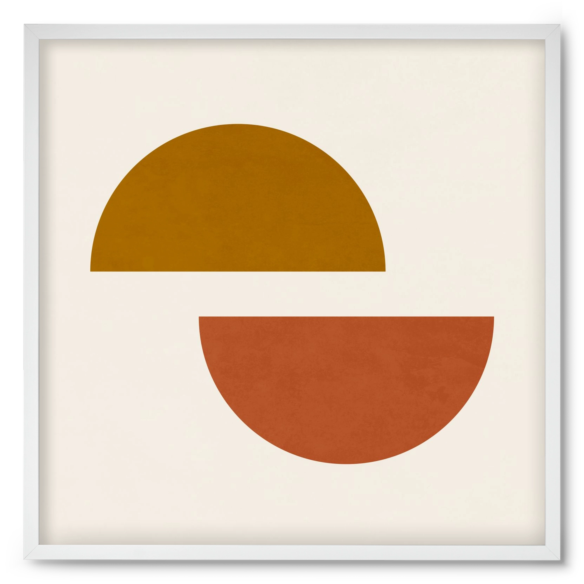 GEOMETRIC SHAPES 4, 50x50 cm (50x50 cm), Fehér keret