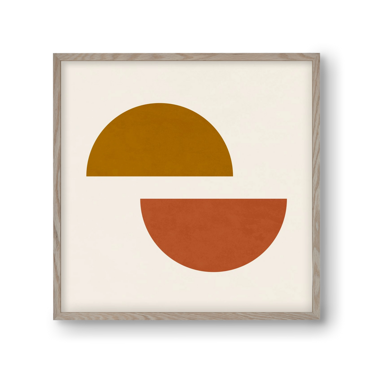 GEOMETRIC SHAPES 4, 30x30 cm (30x30 cm), Tölgy keret