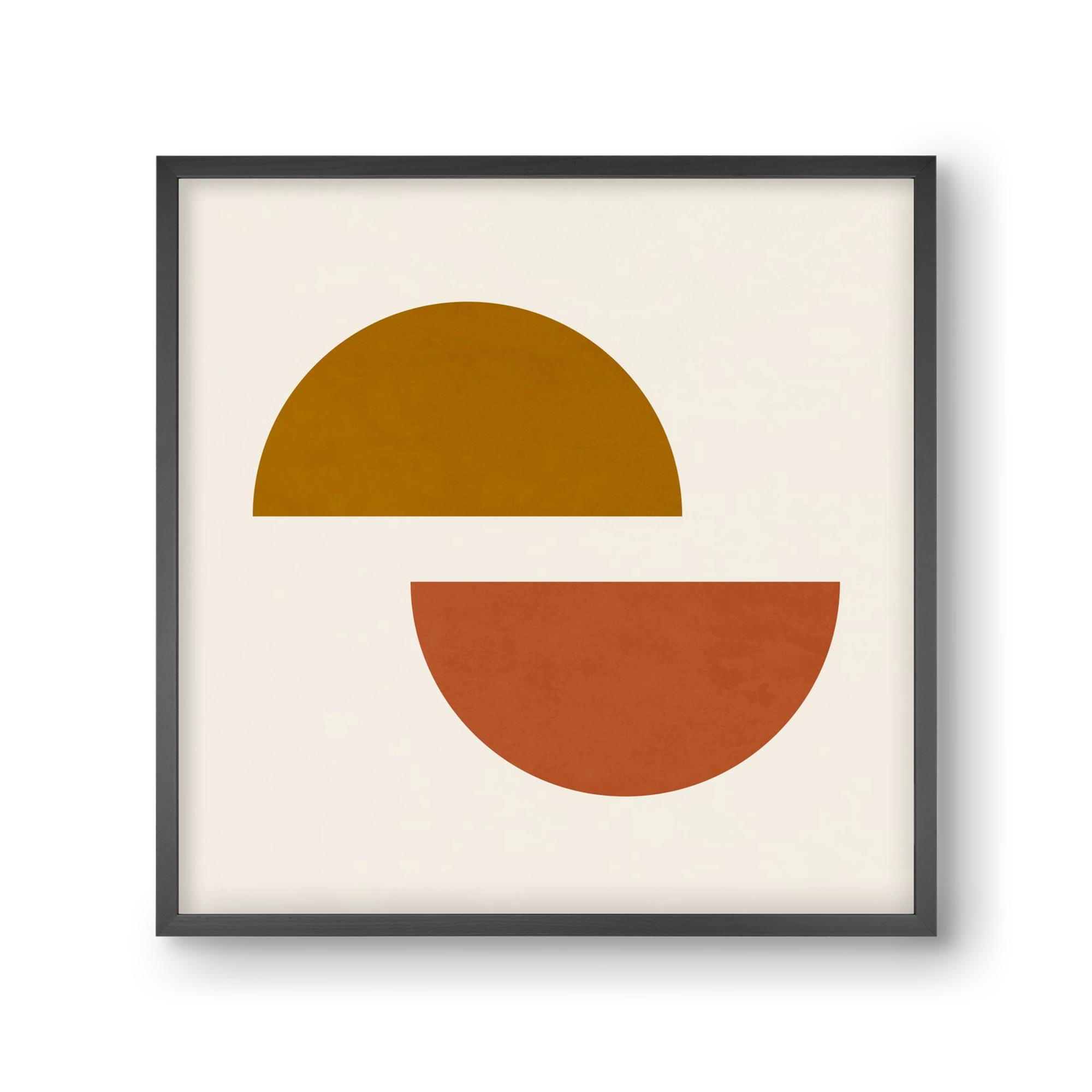 GEOMETRIC SHAPES 4, 30x30 cm (30x30 cm), Fekete keret