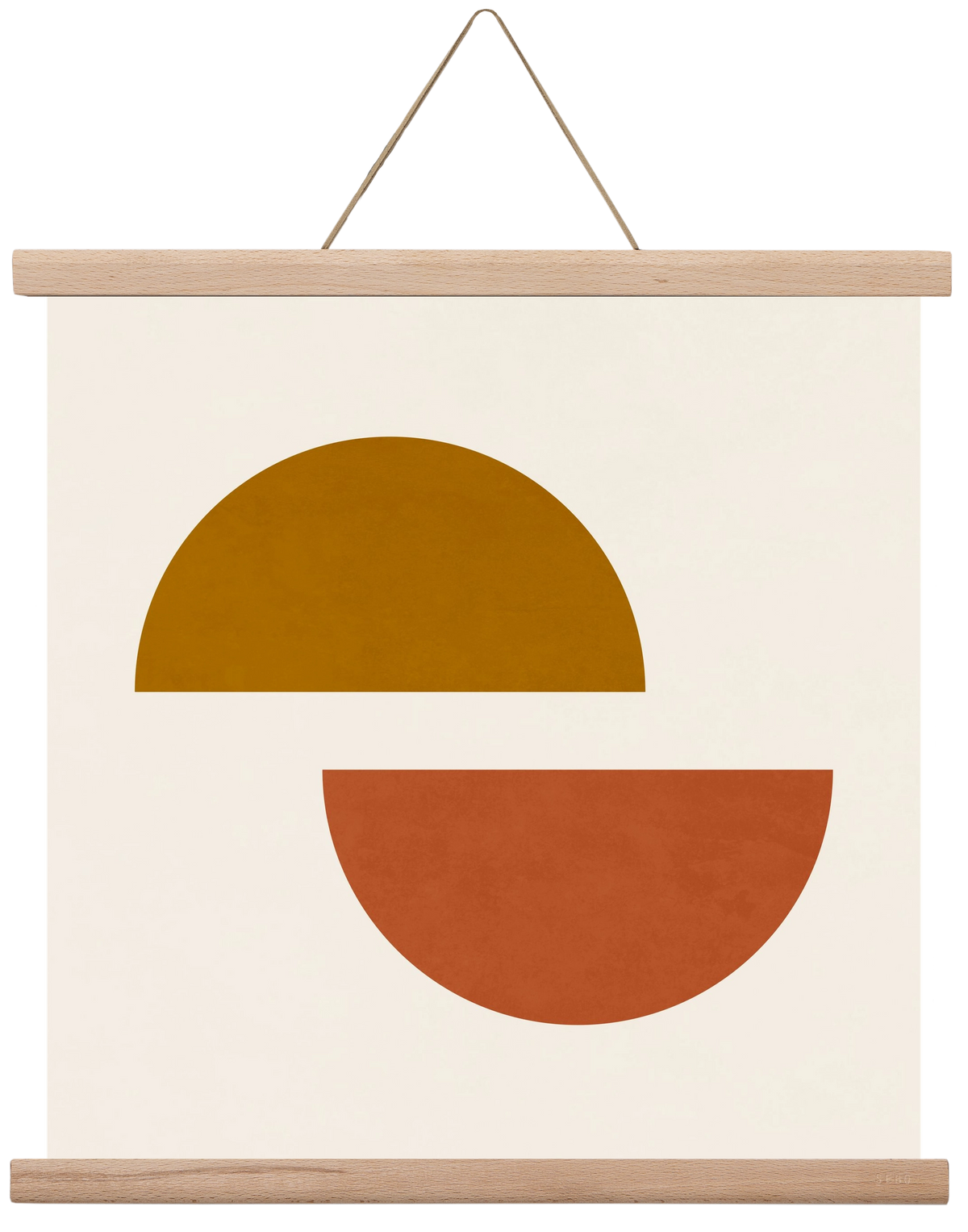 GEOMETRIC SHAPES 4, 40x40 cm (40x40 cm), Tölgy akasztó