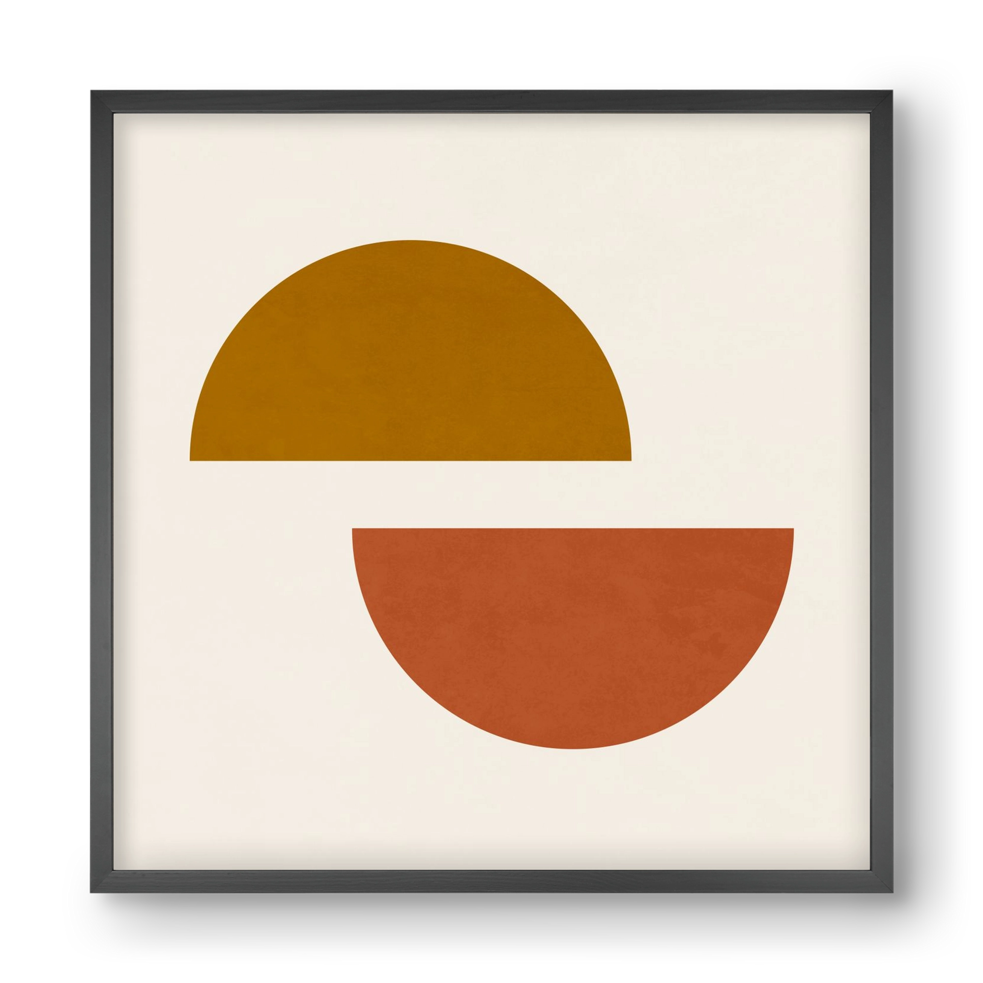 GEOMETRIC SHAPES 4, 40x40 cm (40x40 cm), Fekete keret