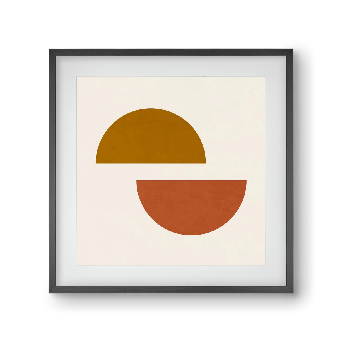 GEOMETRIC SHAPES 4, 30x30 cm (20x20 cm), Fekete keret, paszpartuval