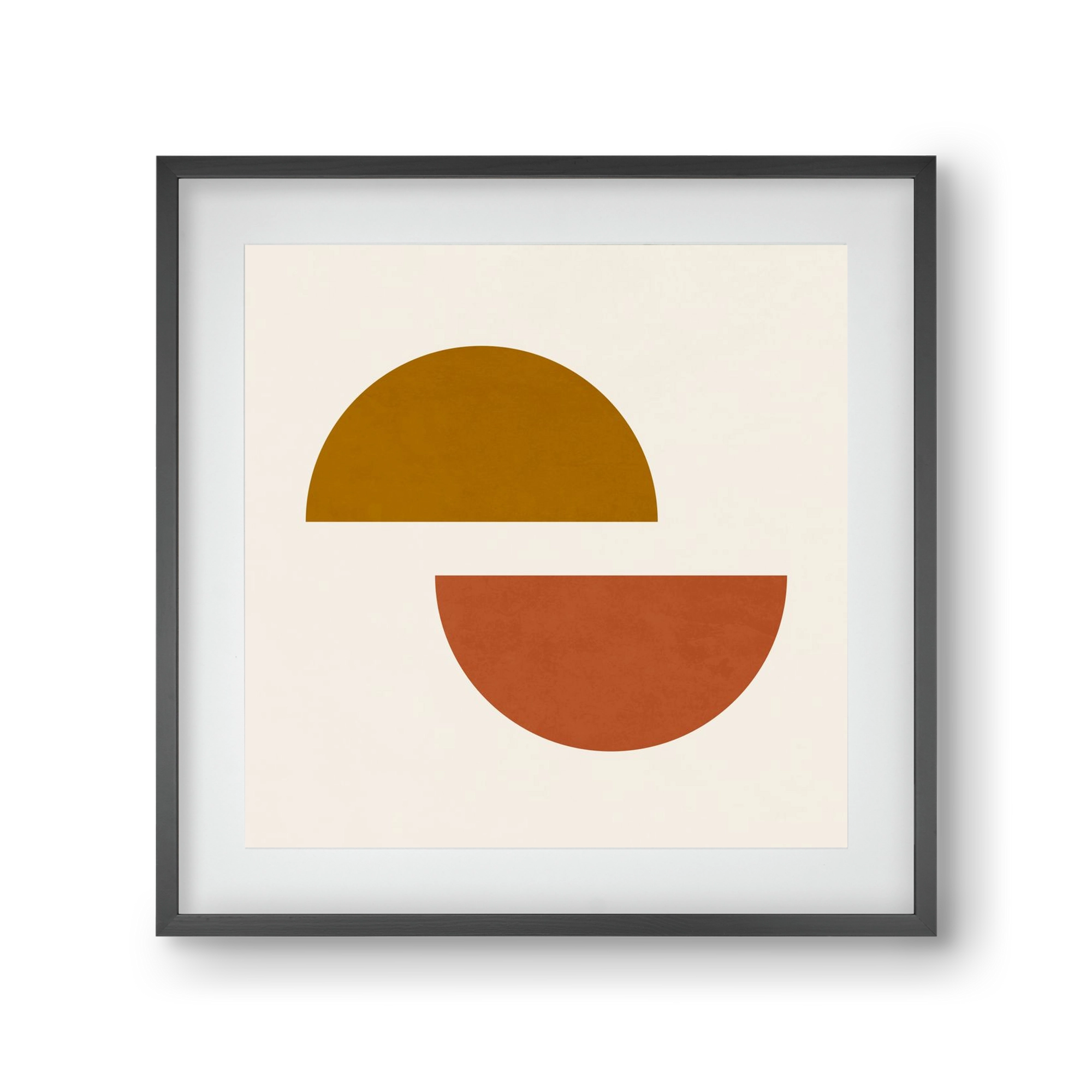 GEOMETRIC SHAPES 4, 30x30 cm (20x20 cm), Fekete keret, paszpartuval