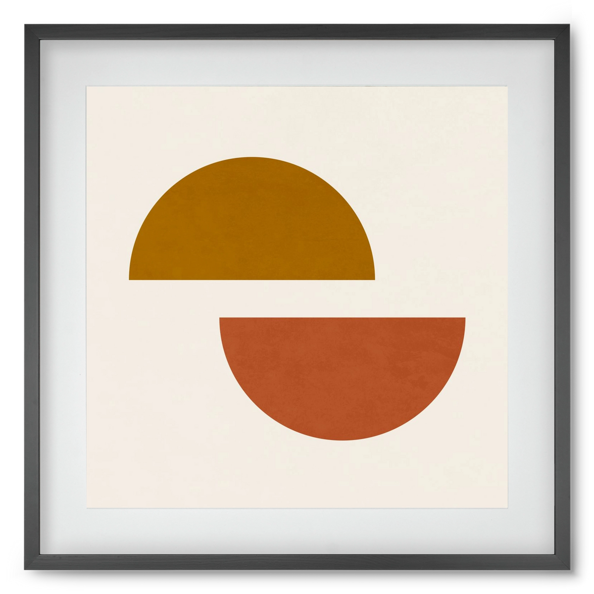 GEOMETRIC SHAPES 4, 50x50 cm (40x40 cm), Fekete keret, paszpartuval