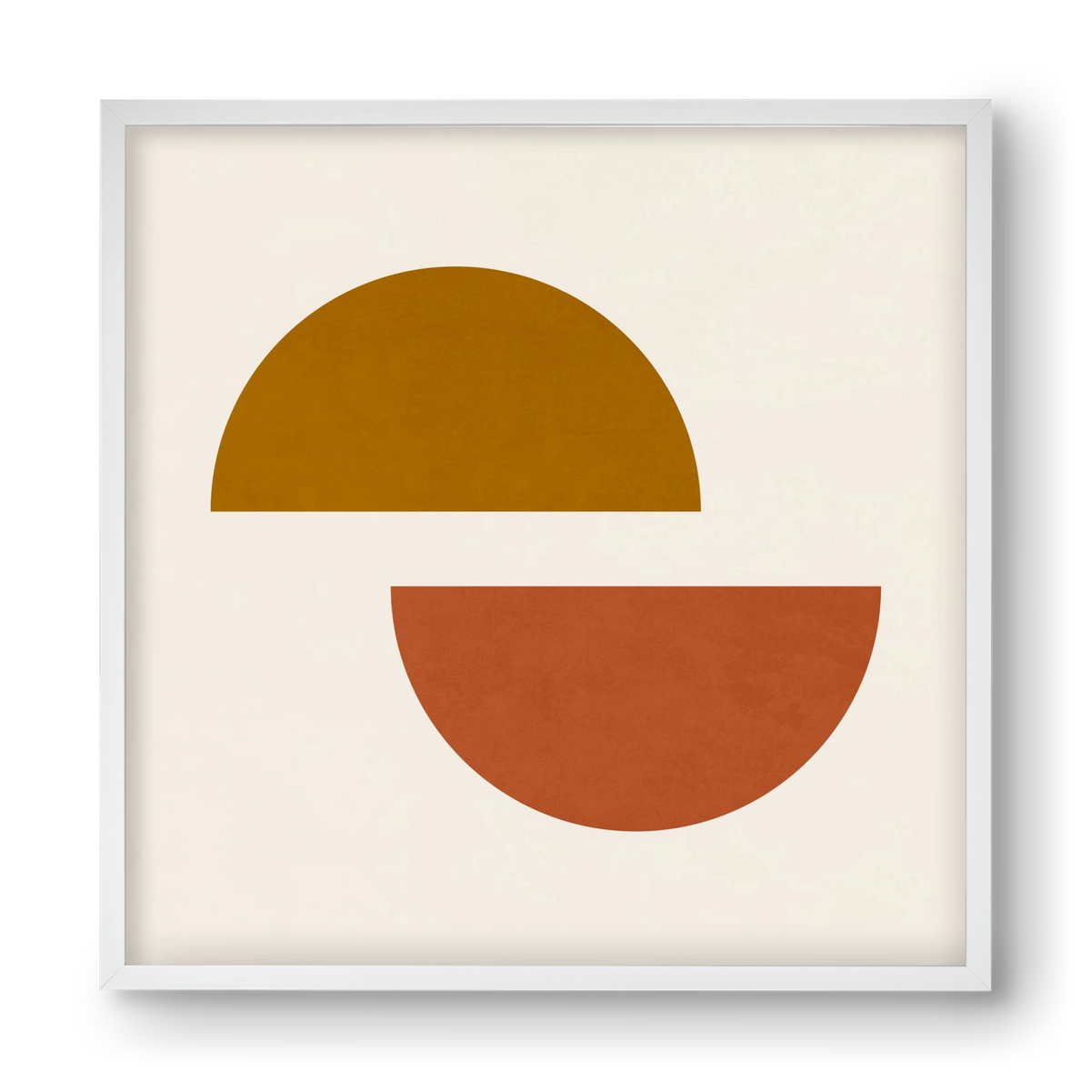 GEOMETRIC SHAPES 4, 40x40 cm (40x40 cm), Fehér keret