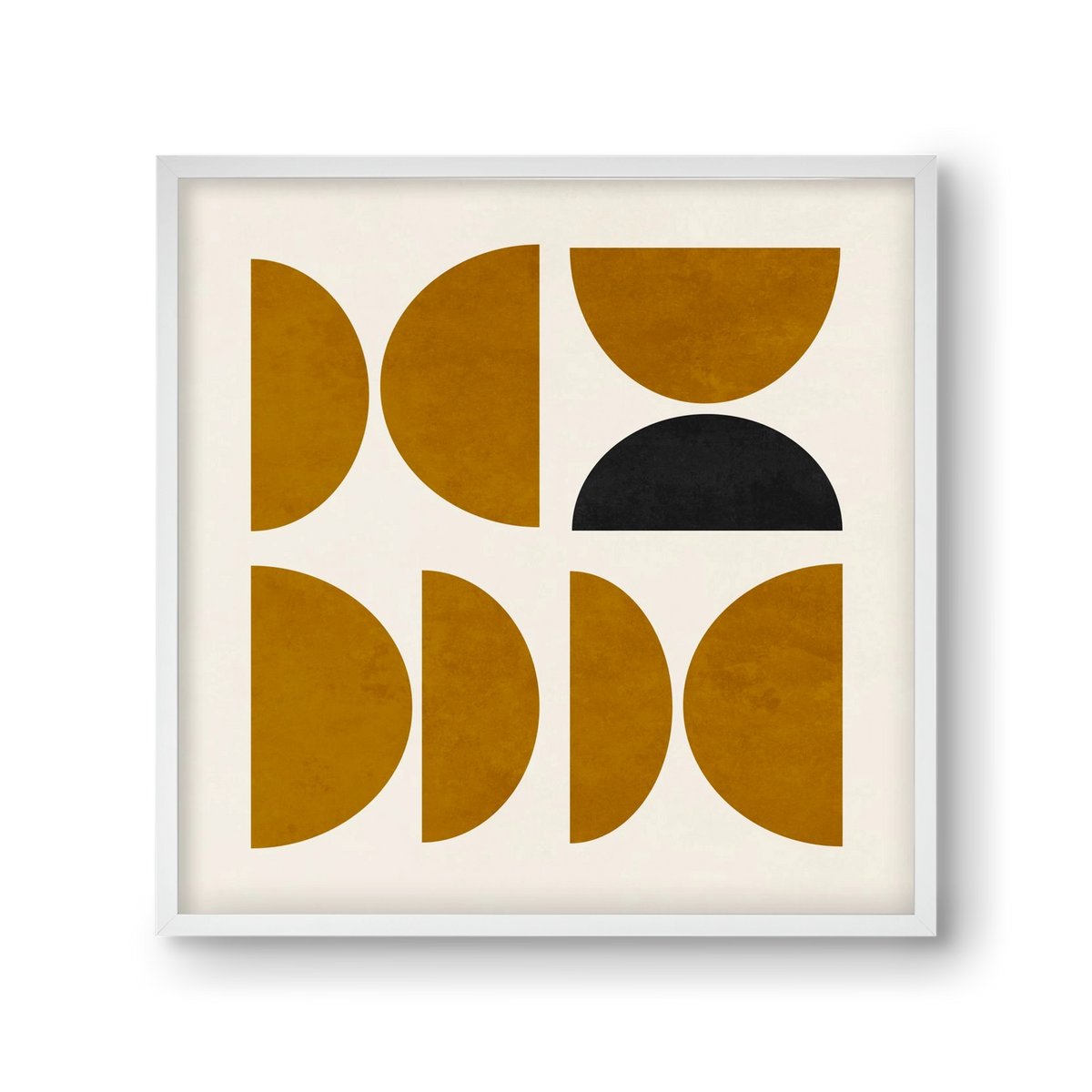 GEOMETRIC SHAPES 8, 30x30 cm (30x30 cm), Fehér keret