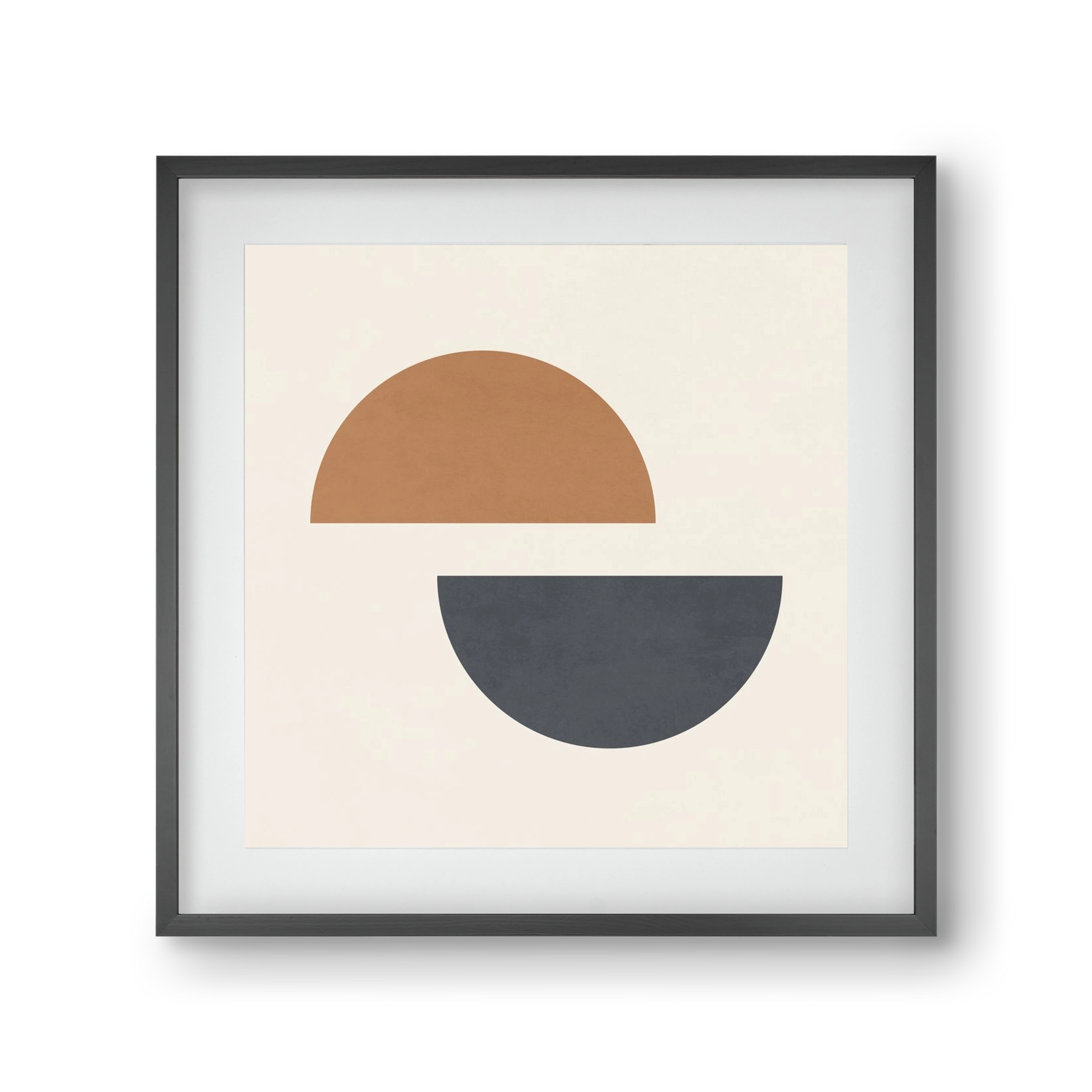 GEOMETRIC ART 4, 30x30 cm (20x20 cm), Fekete keret, paszpartuval