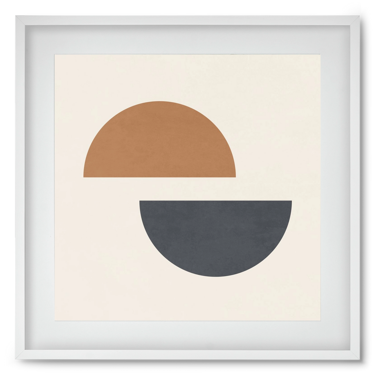 GEOMETRIC ART 4, 50x50 cm (40x40 cm), Fehér keret, paszpartuval