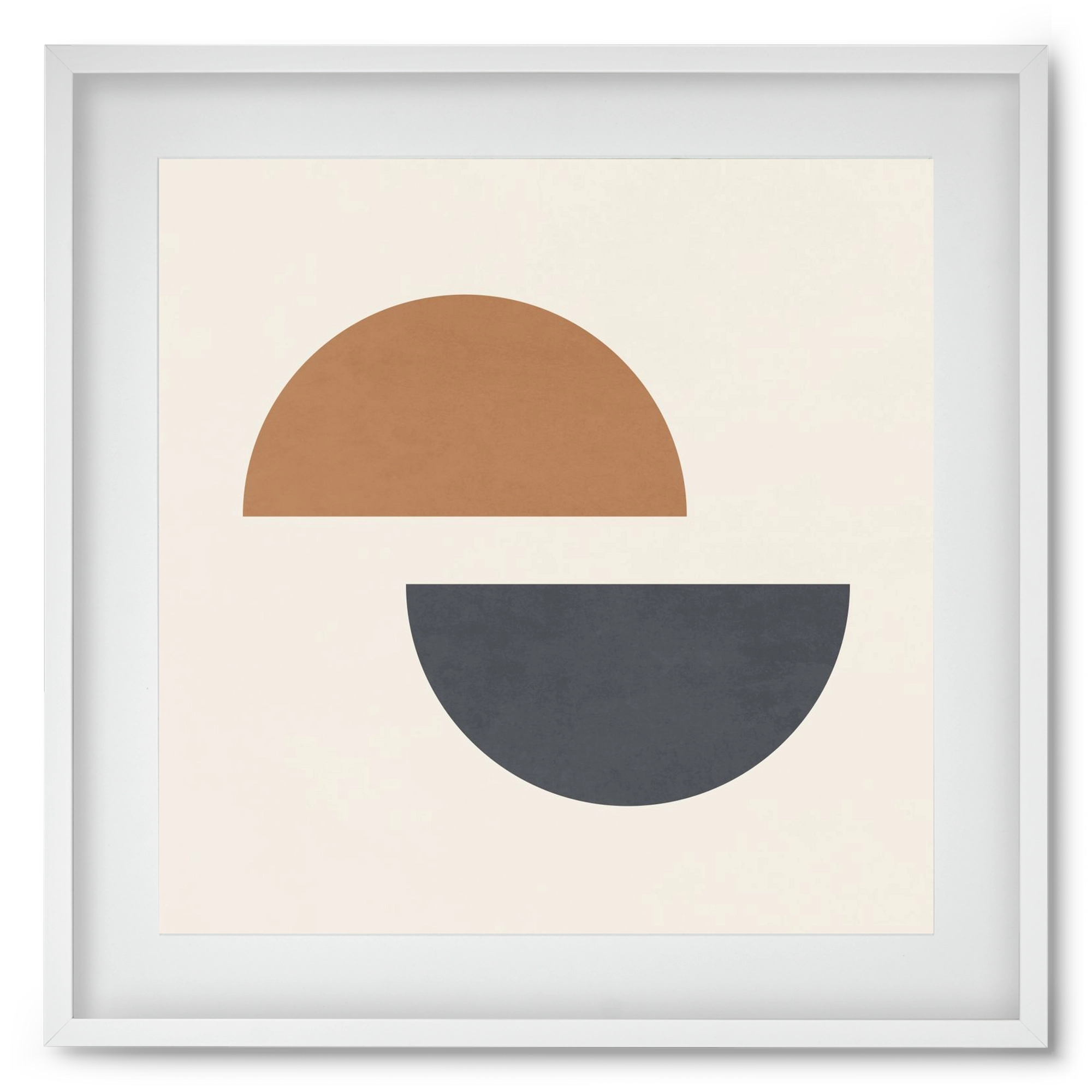 GEOMETRIC ART 4, 50x50 cm (40x40 cm), Fehér keret, paszpartuval