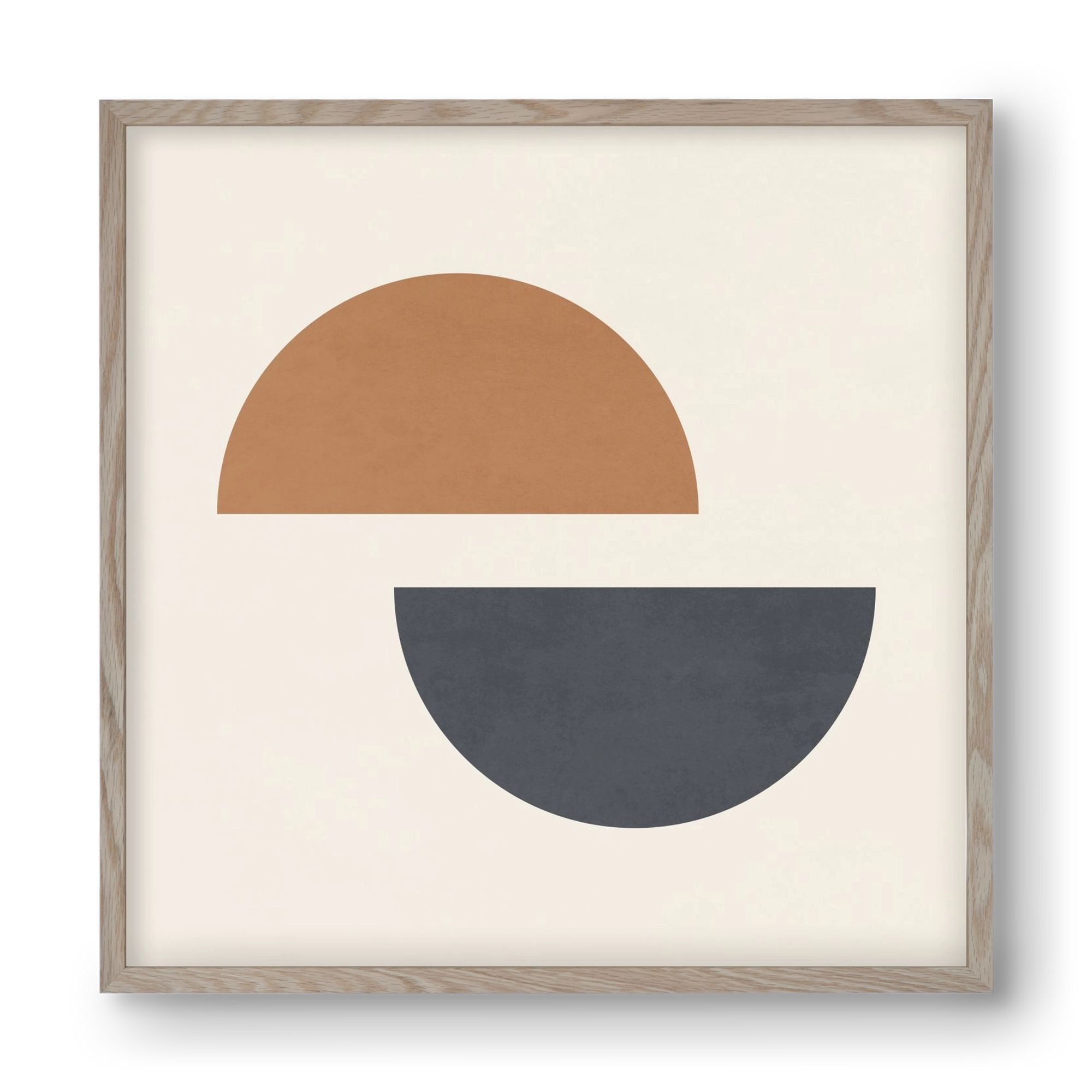 GEOMETRIC ART 4, 40x40 cm (40x40 cm), Tölgy keret