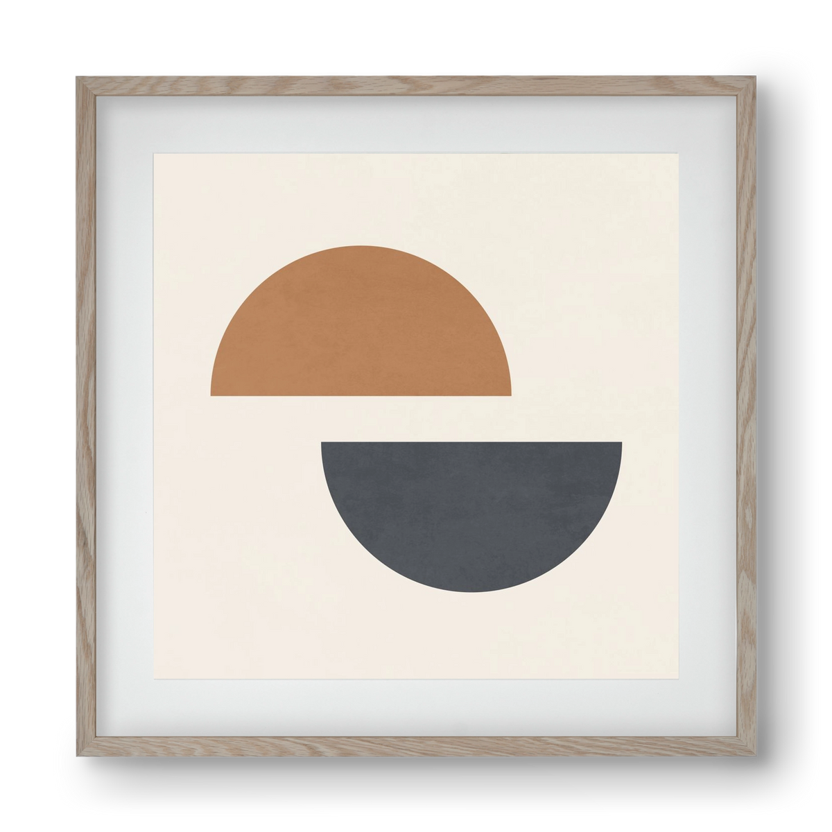 GEOMETRIC ART 4, 40x40 cm (30x30 cm), Tölgy keret, paszpartuval