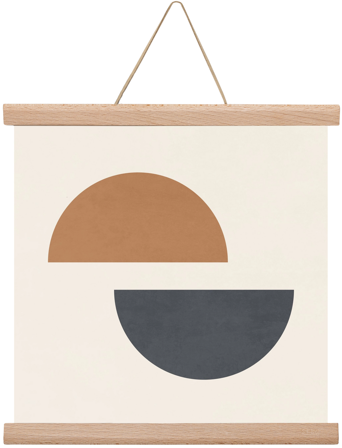 GEOMETRIC ART 4, 30x30 cm (30x30 cm), Tölgy akasztó