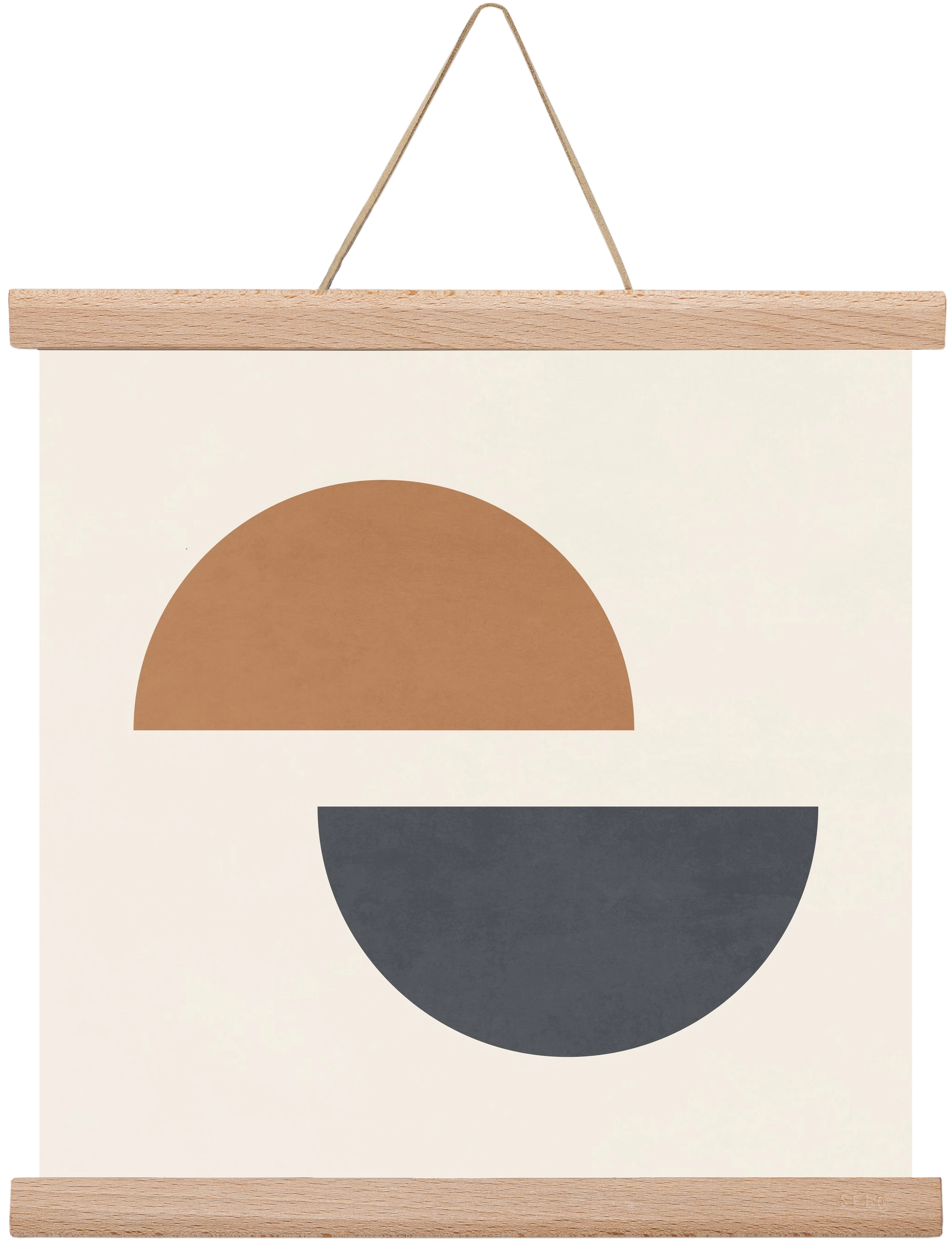 GEOMETRIC ART 4, 30x30 cm (30x30 cm), Tölgy akasztó