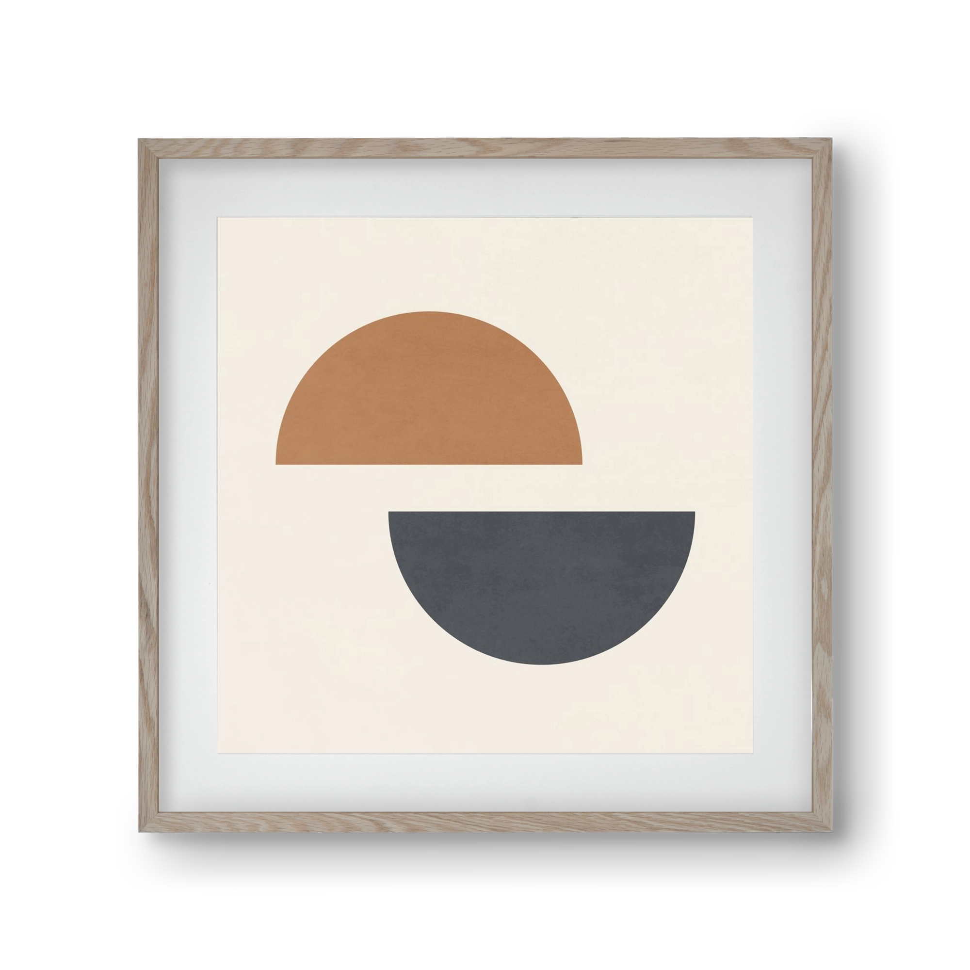 GEOMETRIC ART 4, 30x30 cm (20x20 cm), Tölgy keret, paszpartuval