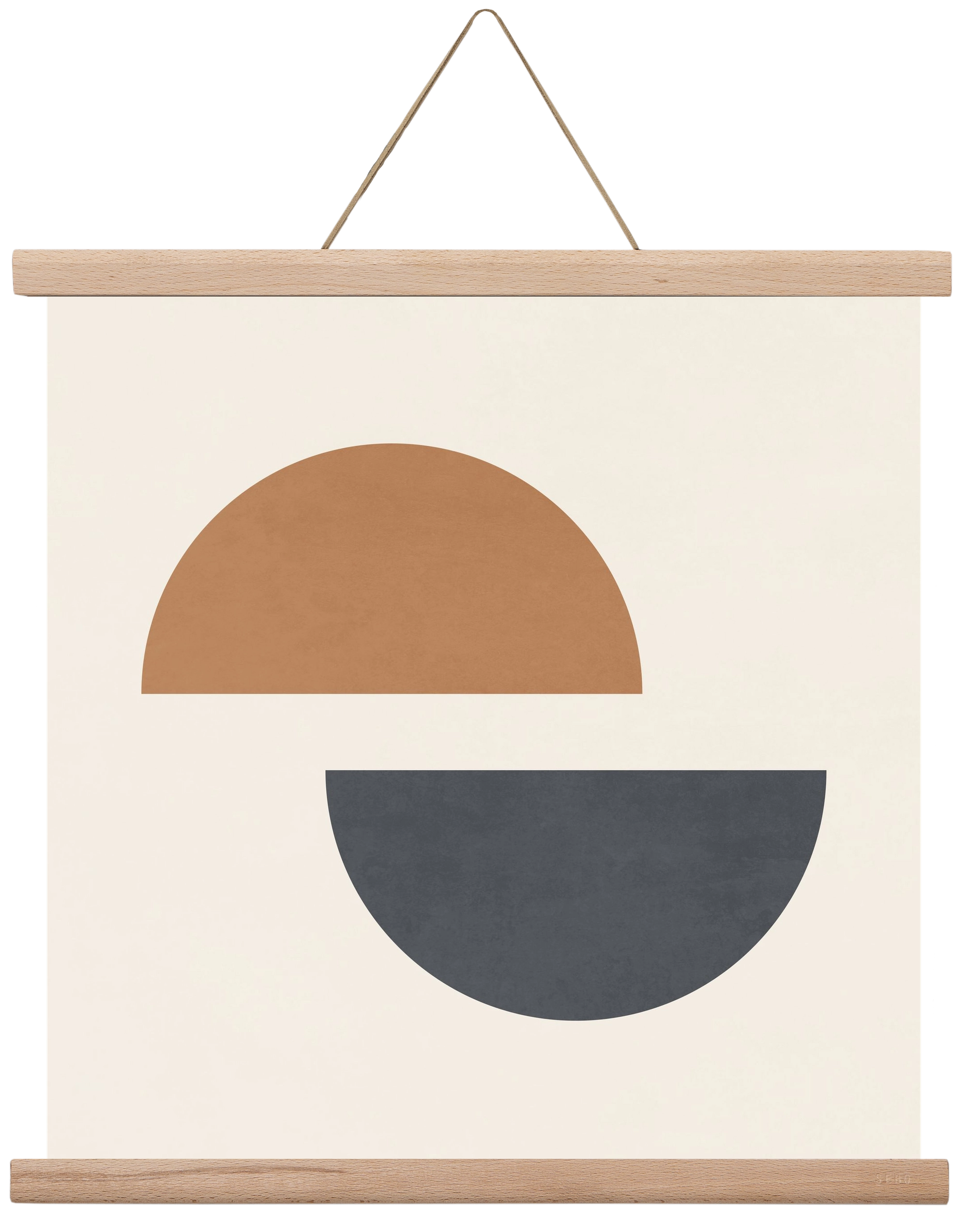 GEOMETRIC ART 4, 40x40 cm (40x40 cm), Tölgy akasztó