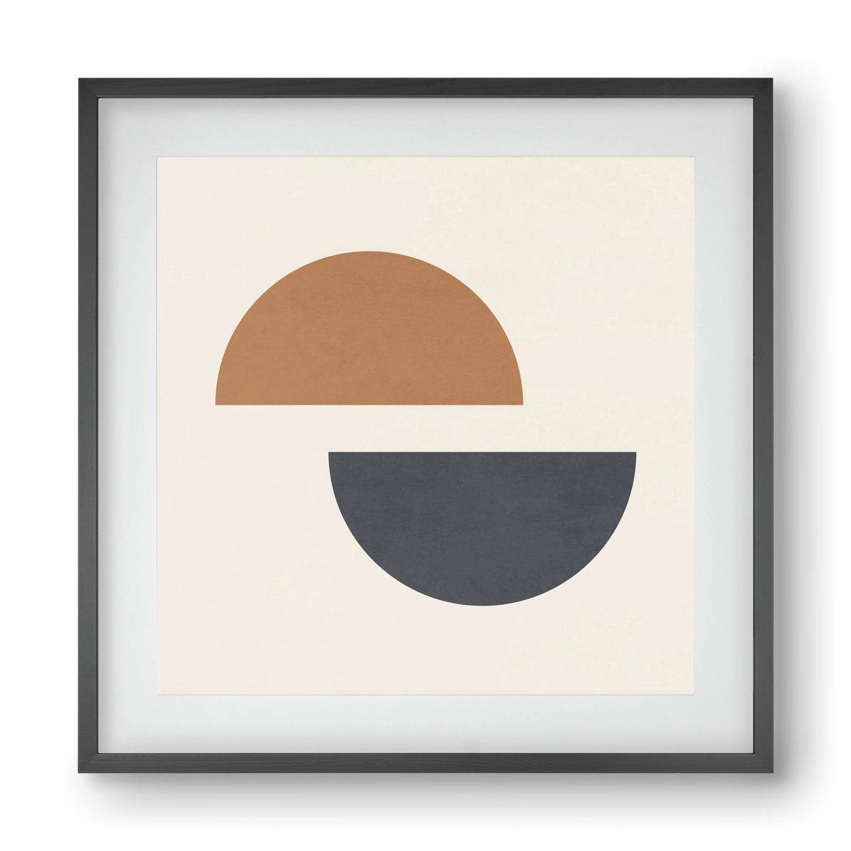 GEOMETRIC ART 4, 40x40 cm (30x30 cm), Fekete keret, paszpartuval