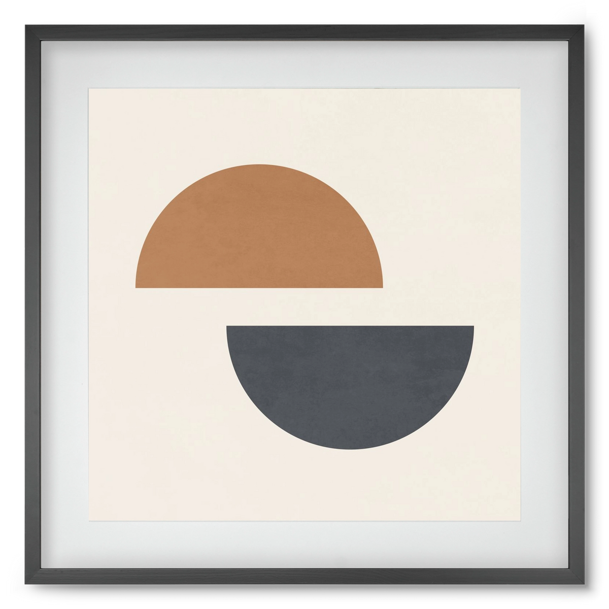 GEOMETRIC ART 4, 50x50 cm (40x40 cm), Fekete keret, paszpartuval