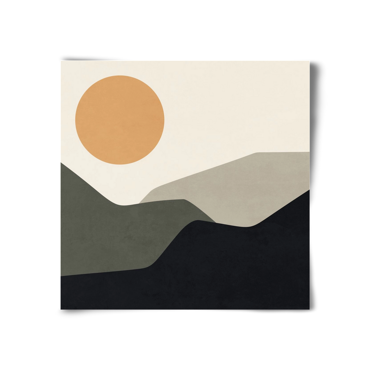 MINIMAL LANDSCAPE - 2, 30x30 cm, Keret nélkül