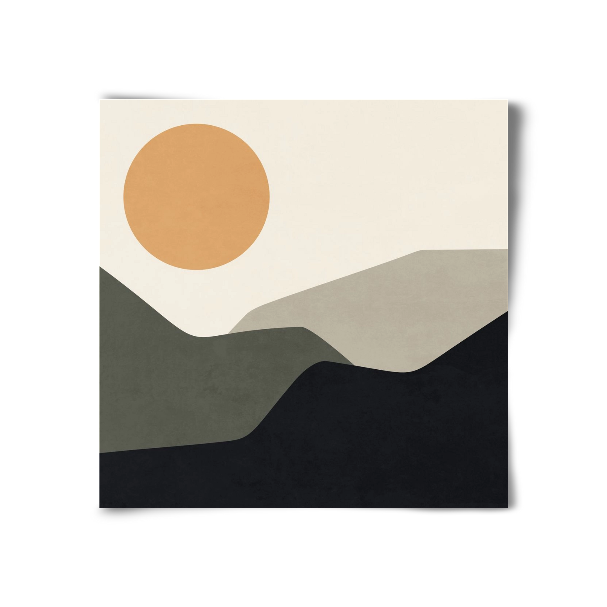 MINIMAL LANDSCAPE - 2, 30x30 cm, Keret nélkül