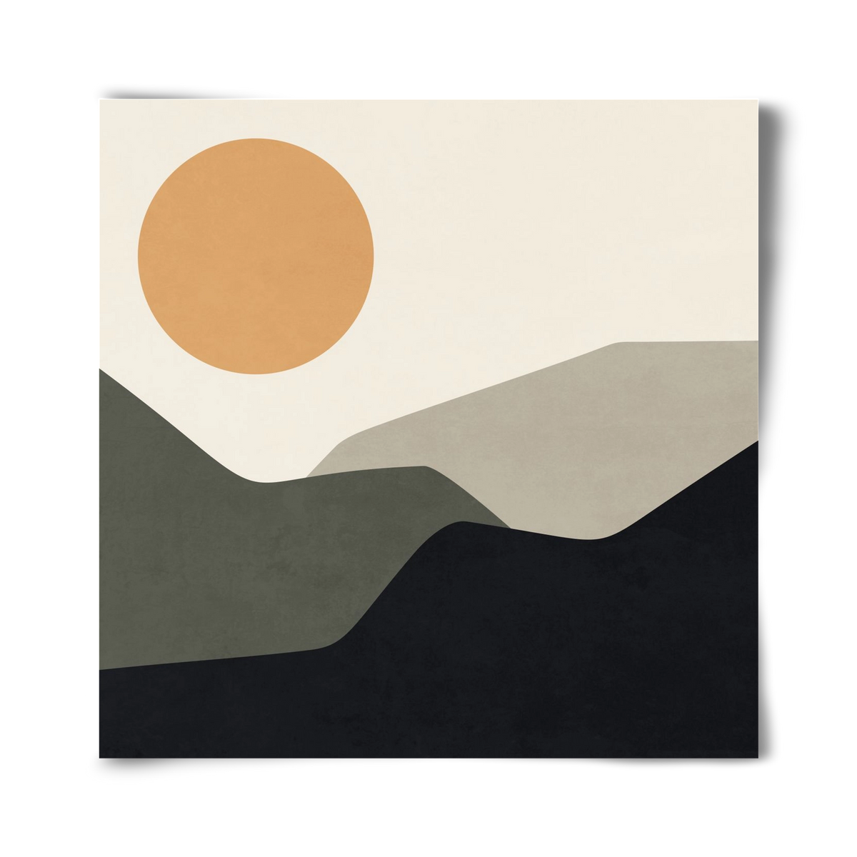 MINIMAL LANDSCAPE - 2, 40x40 cm, Keret nélkül
