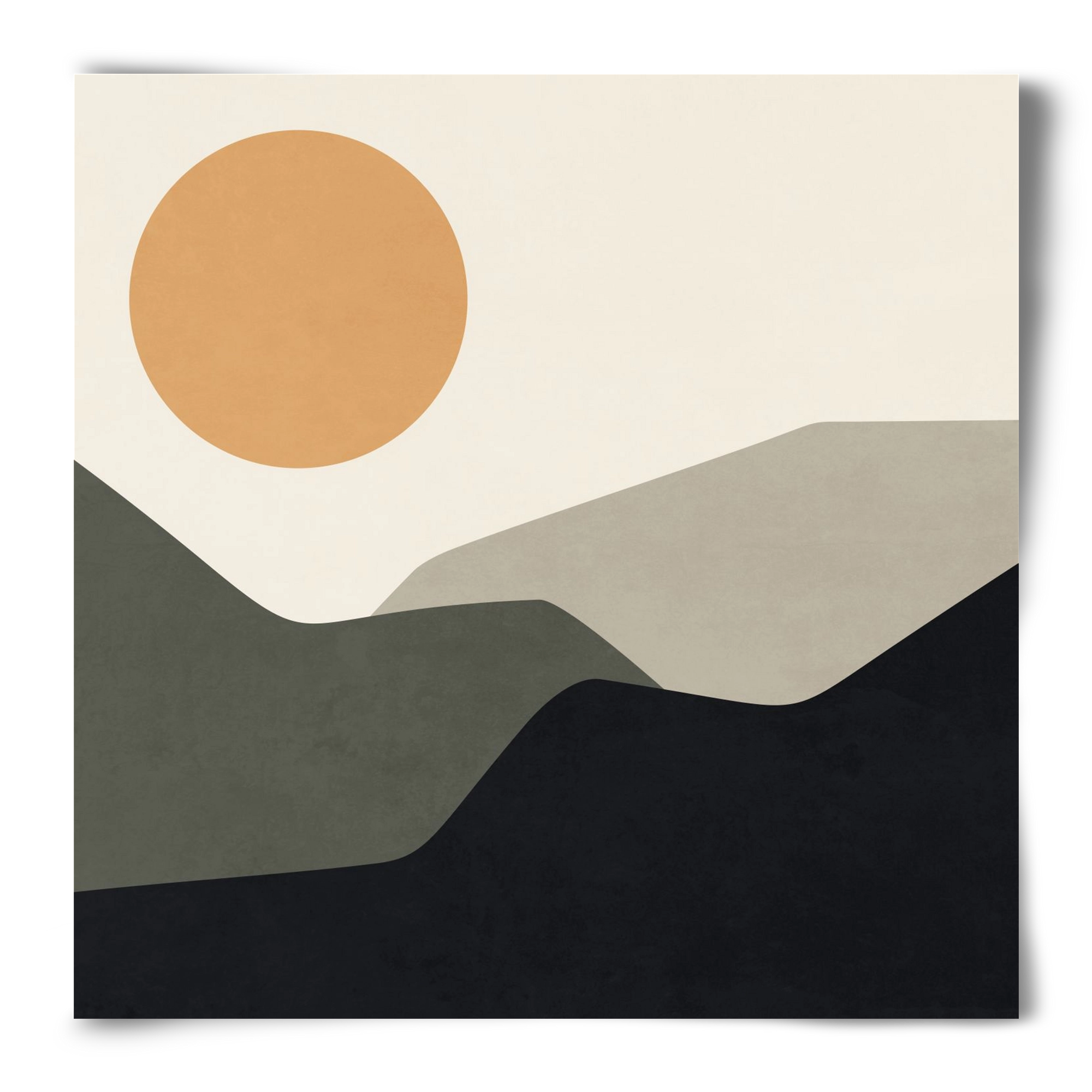 MINIMAL LANDSCAPE - 2, 50x50 cm, Keret nélkül
