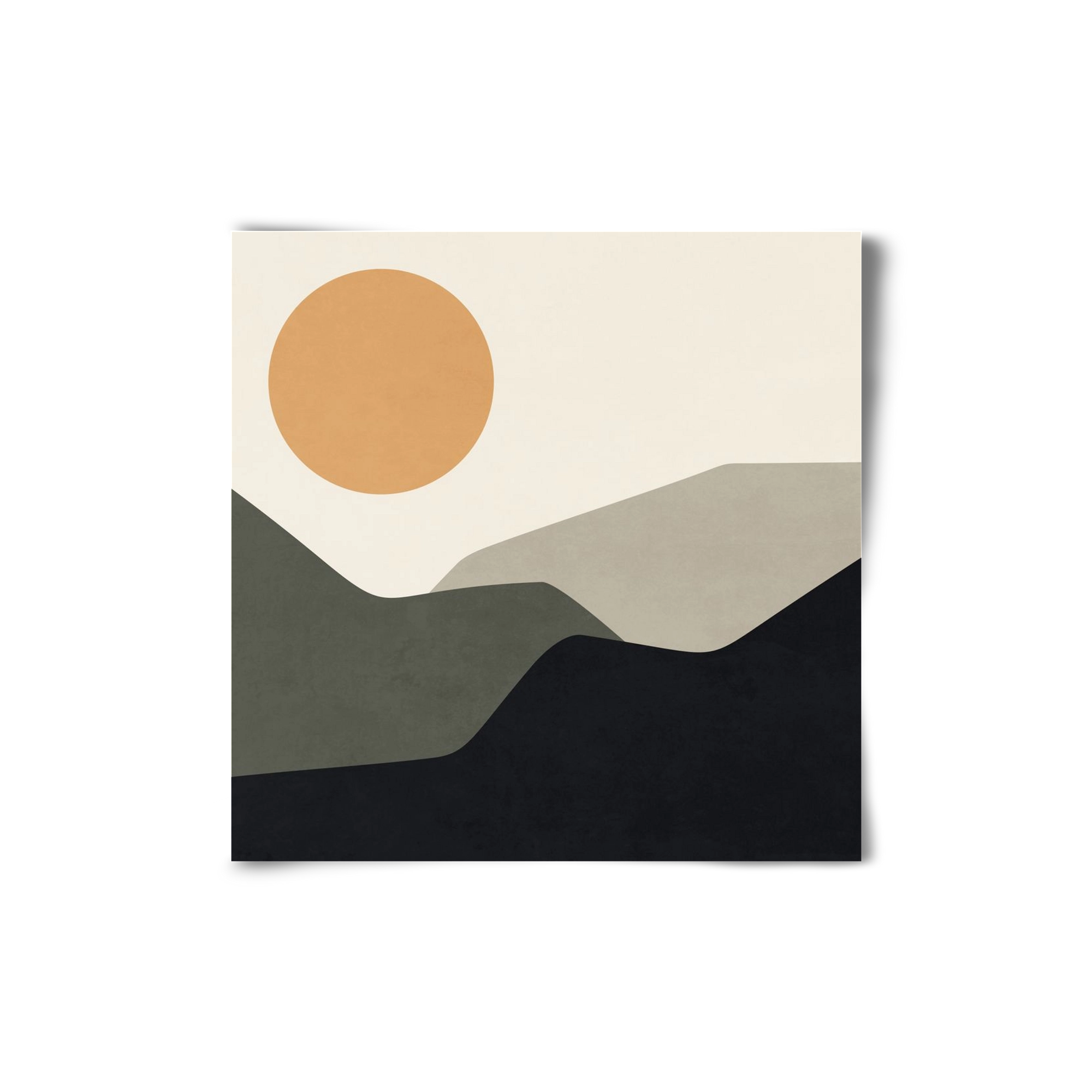 MINIMAL LANDSCAPE - 2, 20x20 cm, Keret nélkül