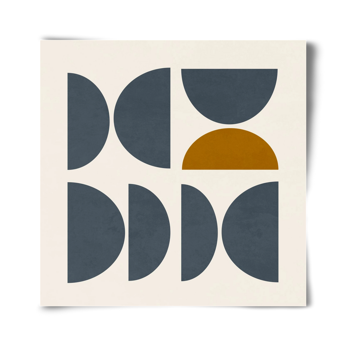 GEOMETRIC ART - BLUE I, 40x40 cm, Keret nélkül