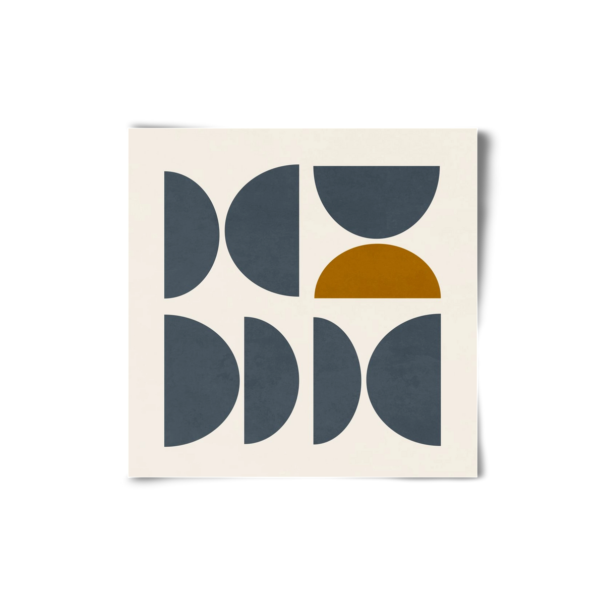 GEOMETRIC ART - BLUE I, 20x20 cm, Keret nélkül