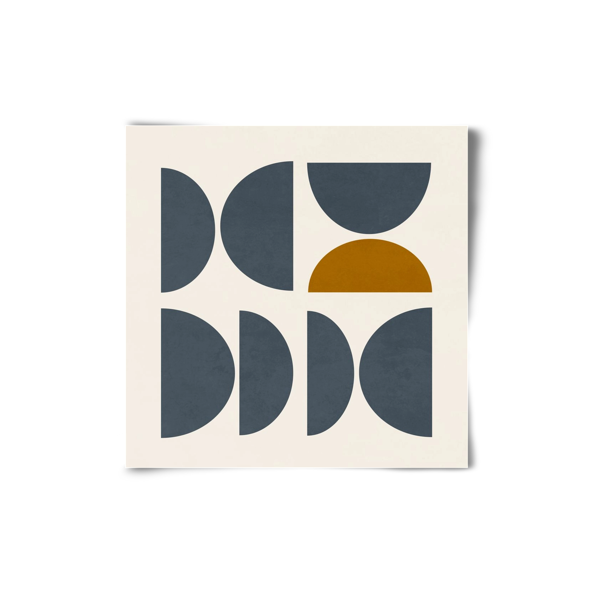 GEOMETRIC ART - BLUE I, 20x20 cm, Keret nélkül