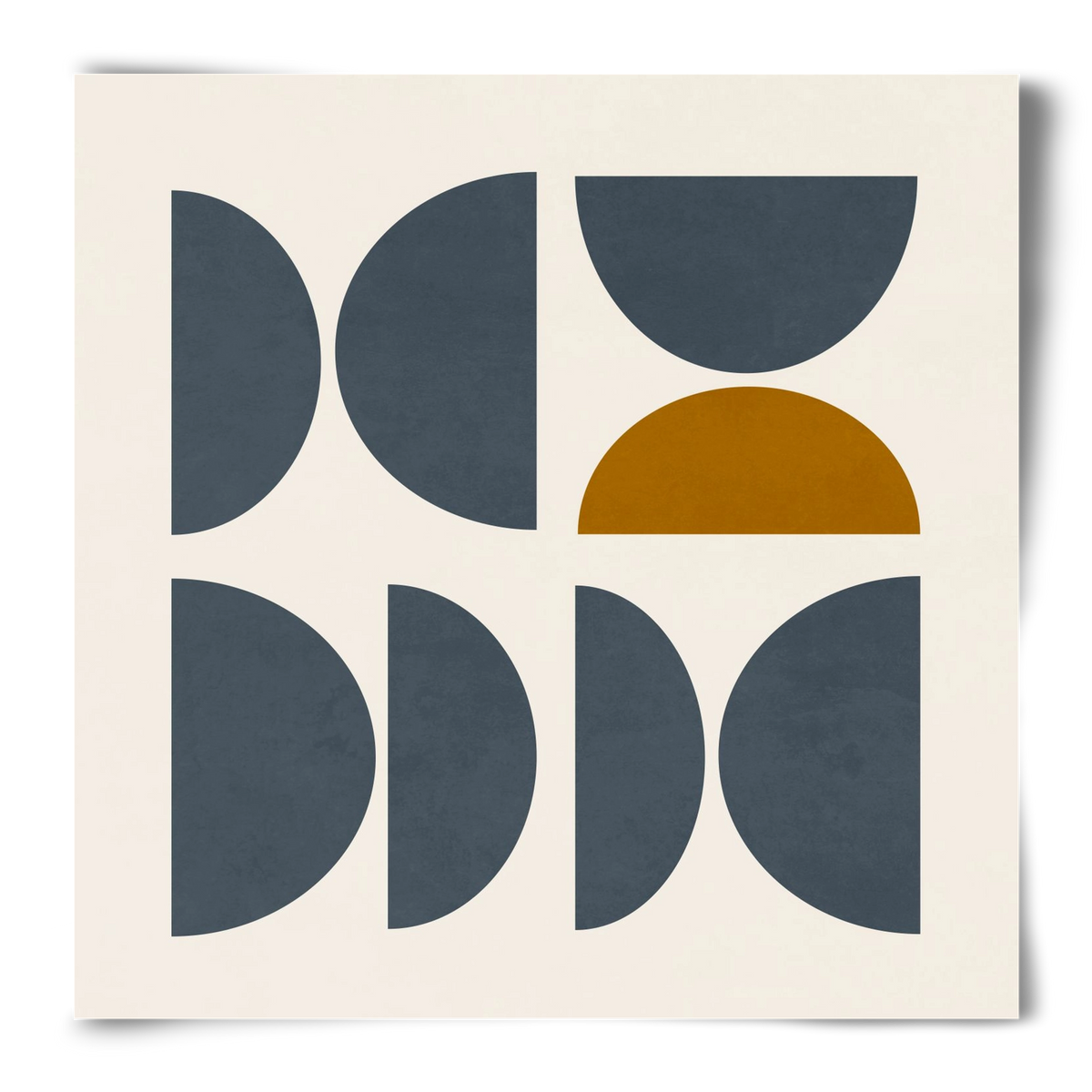 GEOMETRIC ART - BLUE I, 50x50 cm, Keret nélkül