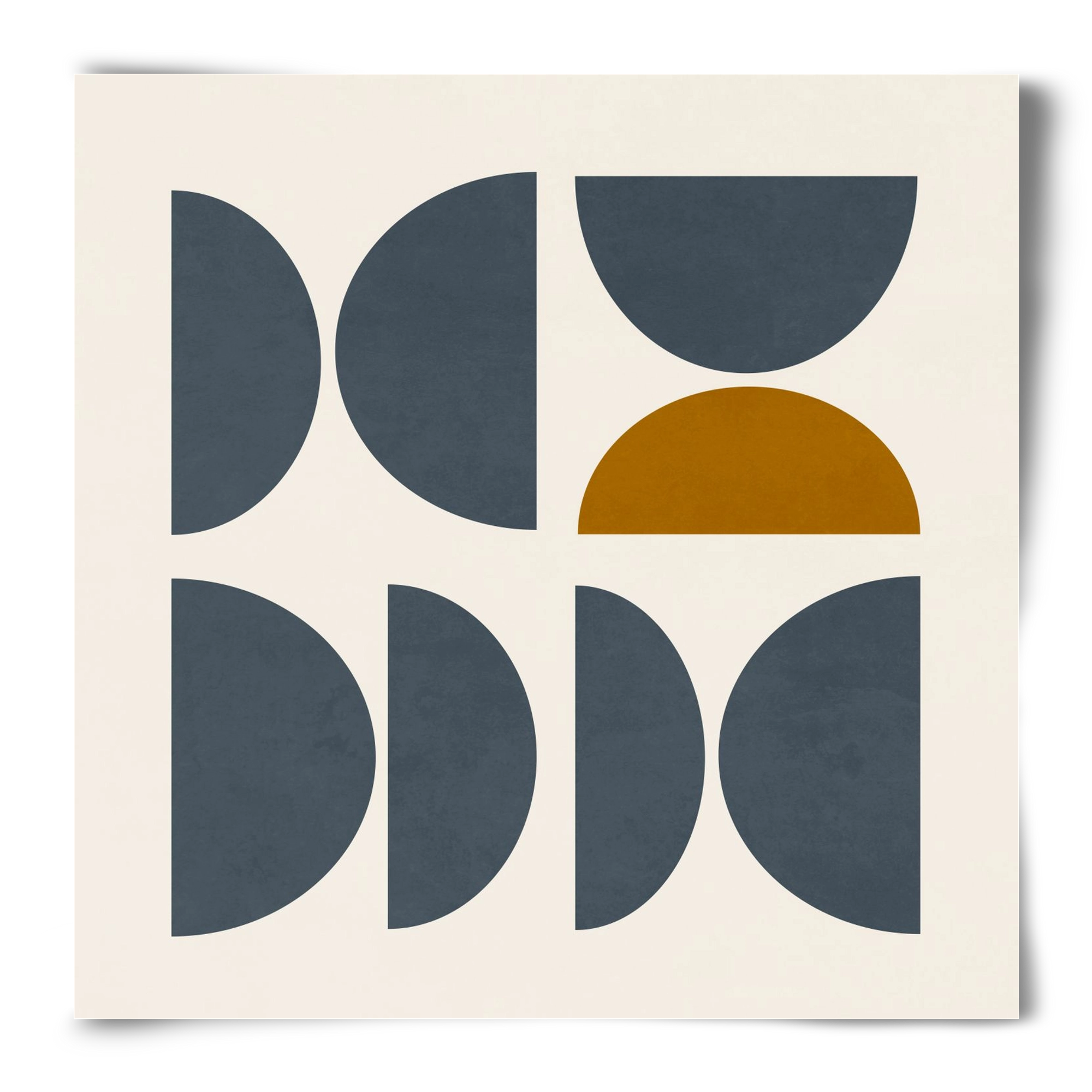 GEOMETRIC ART - BLUE I, 50x50 cm, Keret nélkül