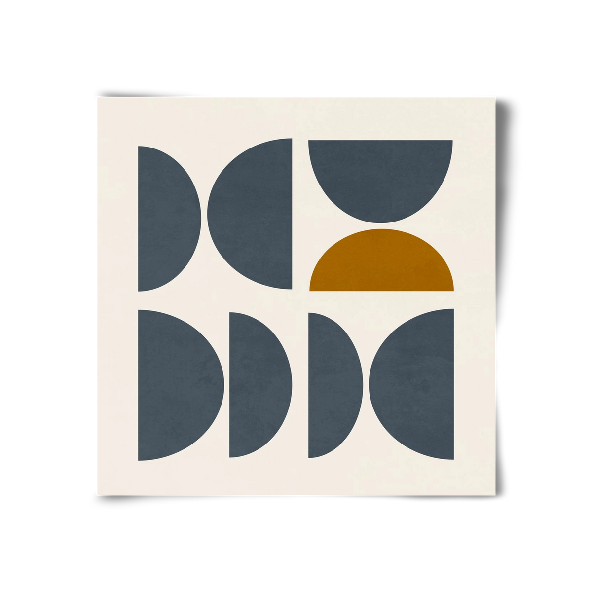 GEOMETRIC ART - BLUE I, 30x30 cm, Keret nélkül