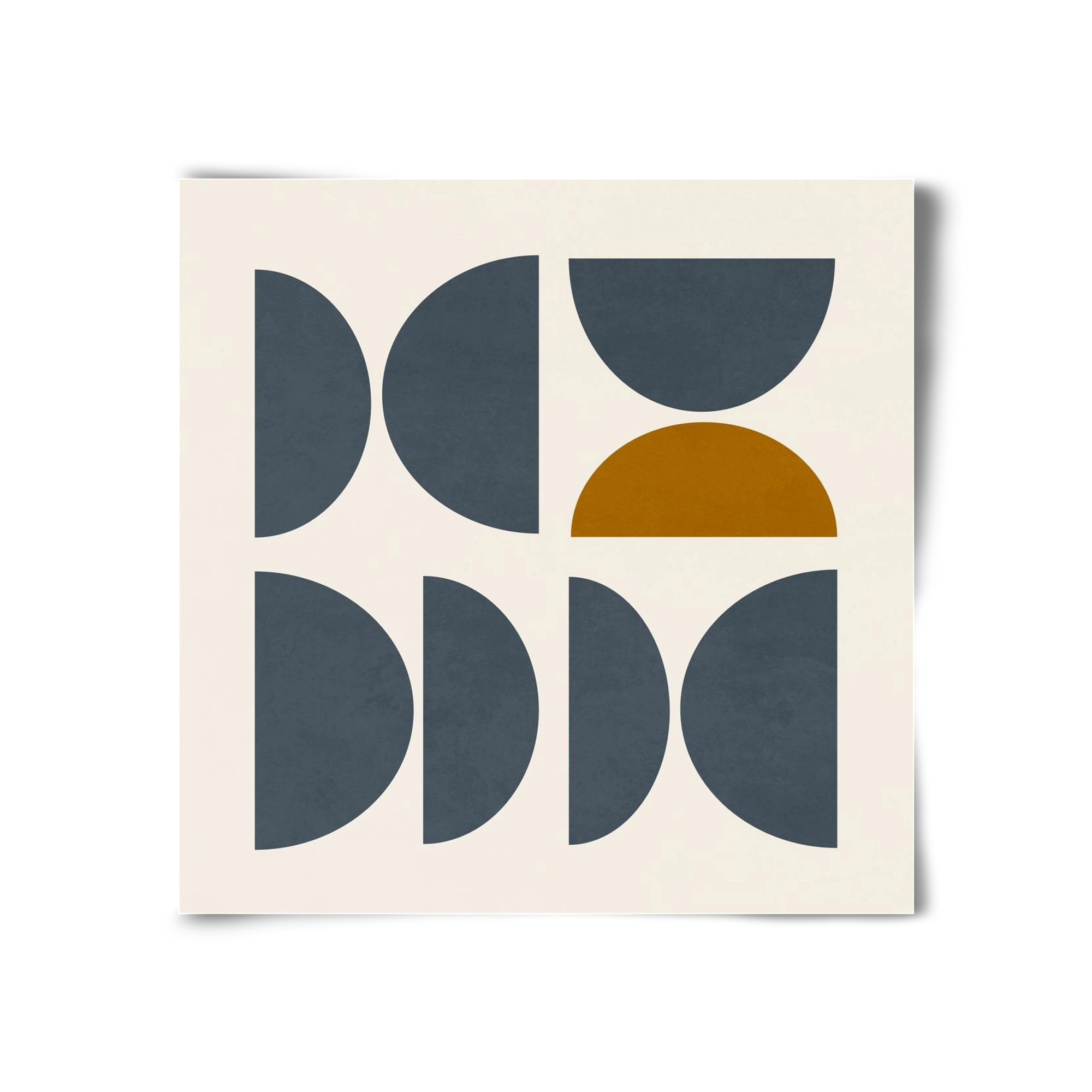 GEOMETRIC ART - BLUE I, 30x30 cm, Keret nélkül