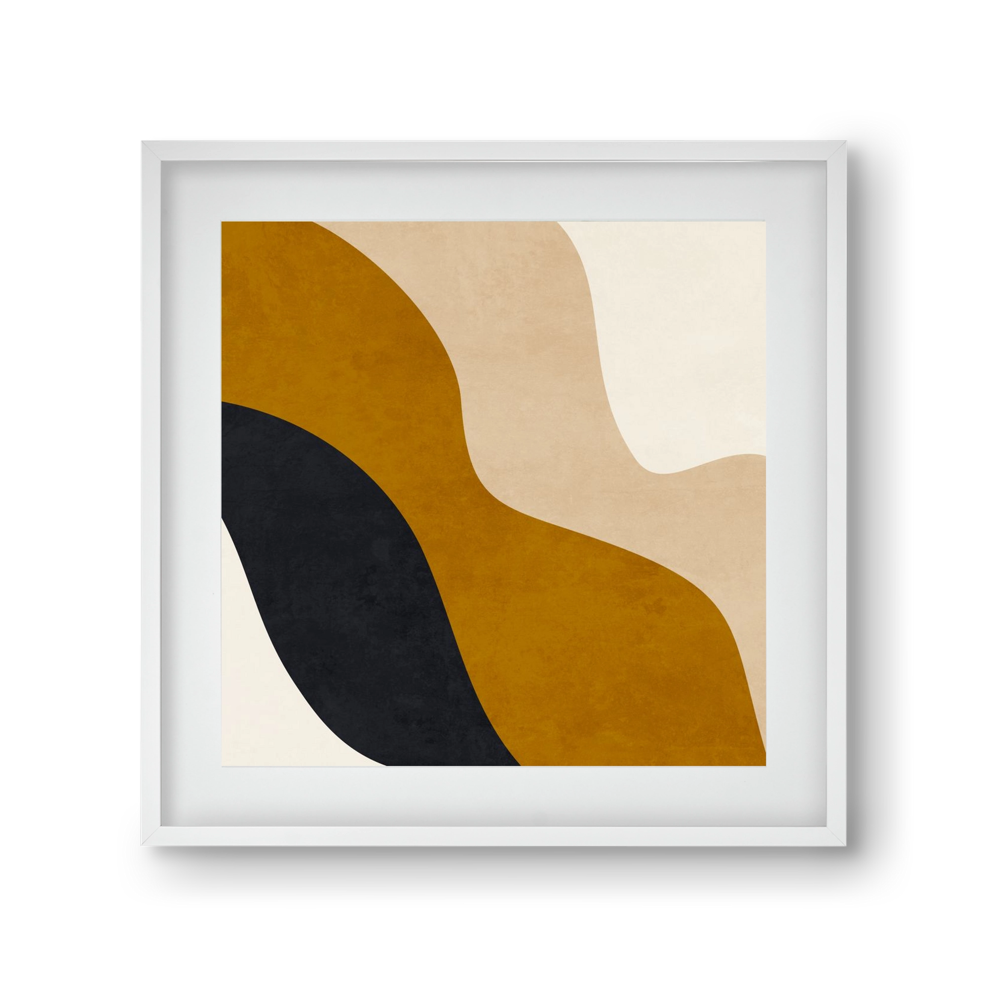 ABSTRACT ART 14, 30x30 cm (20x20 cm), Fehér keret, paszpartuval