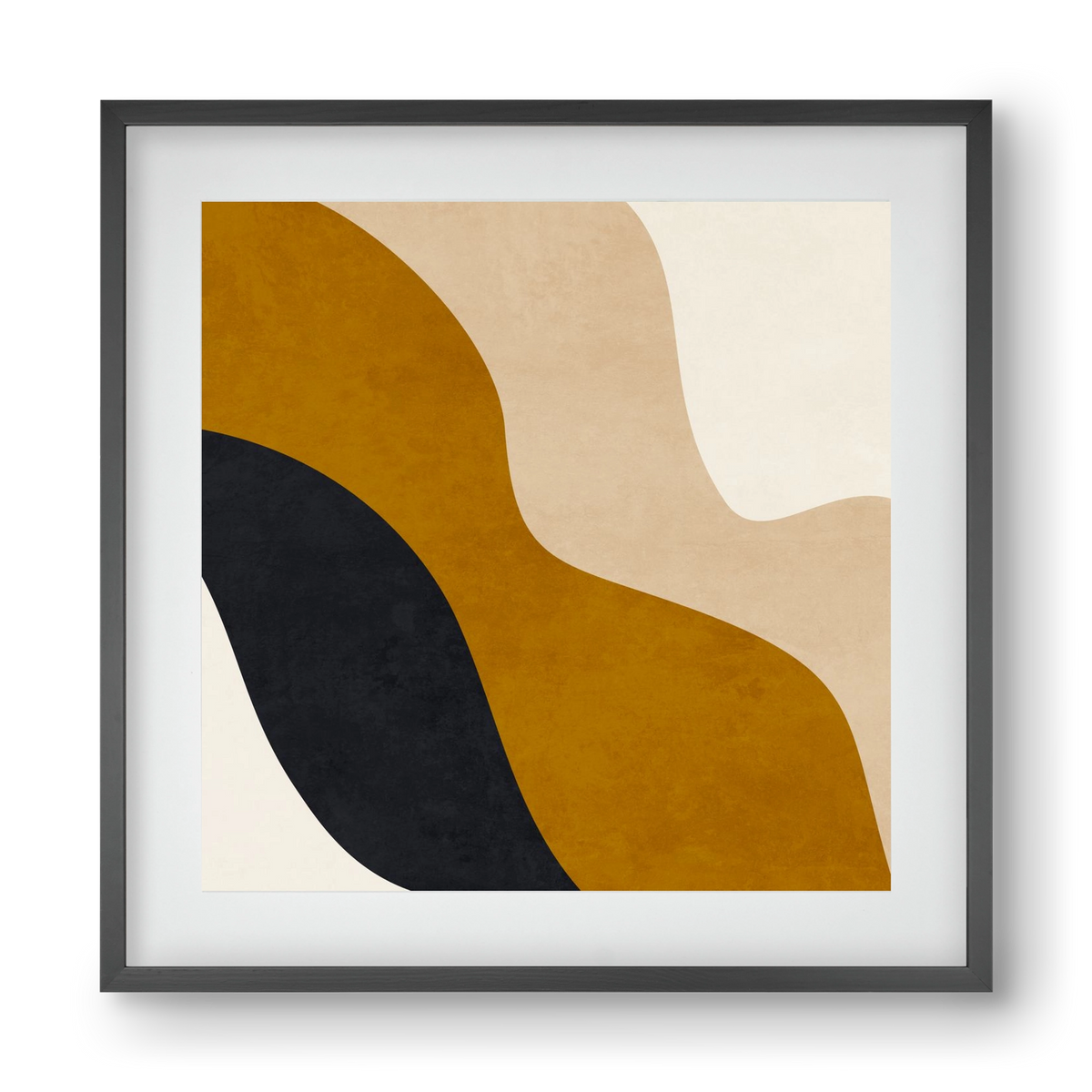 ABSTRACT ART 14, 40x40 cm (30x30 cm), Fekete keret, paszpartuval