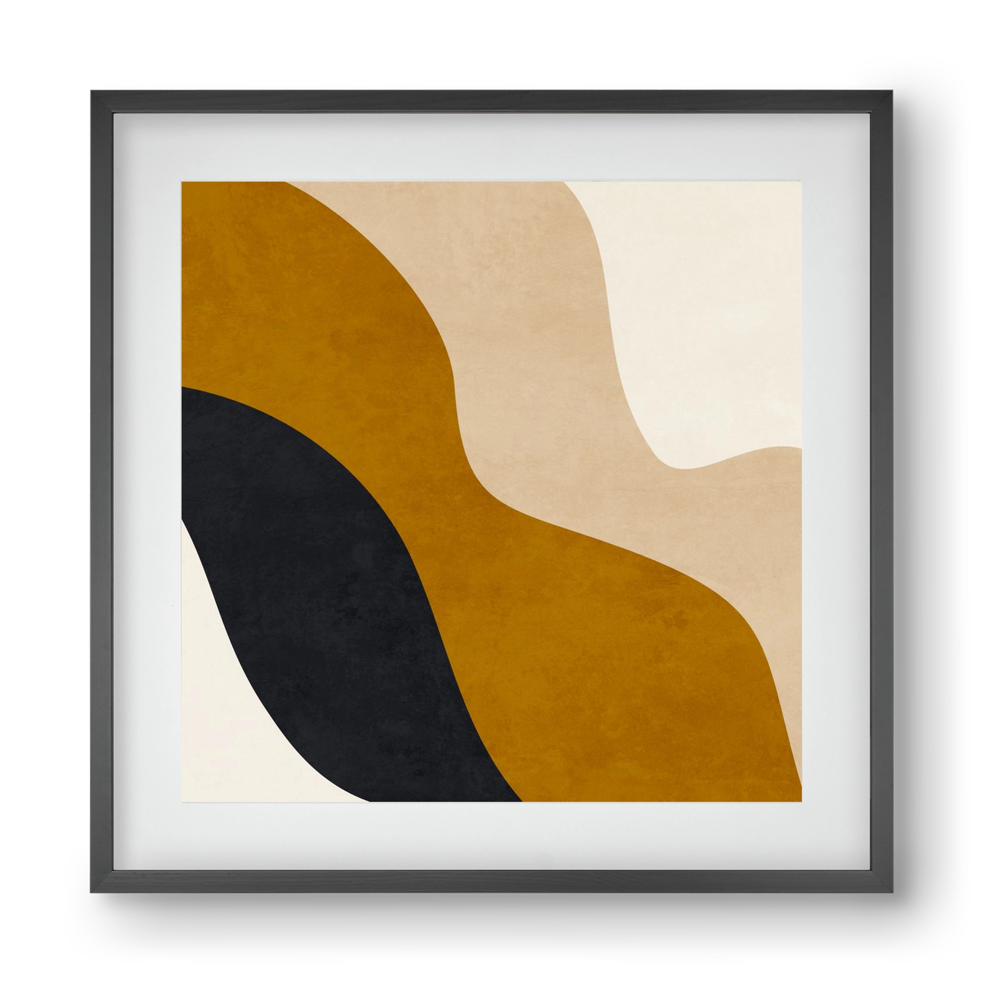 ABSTRACT ART 14, 40x40 cm (30x30 cm), Fekete keret, paszpartuval